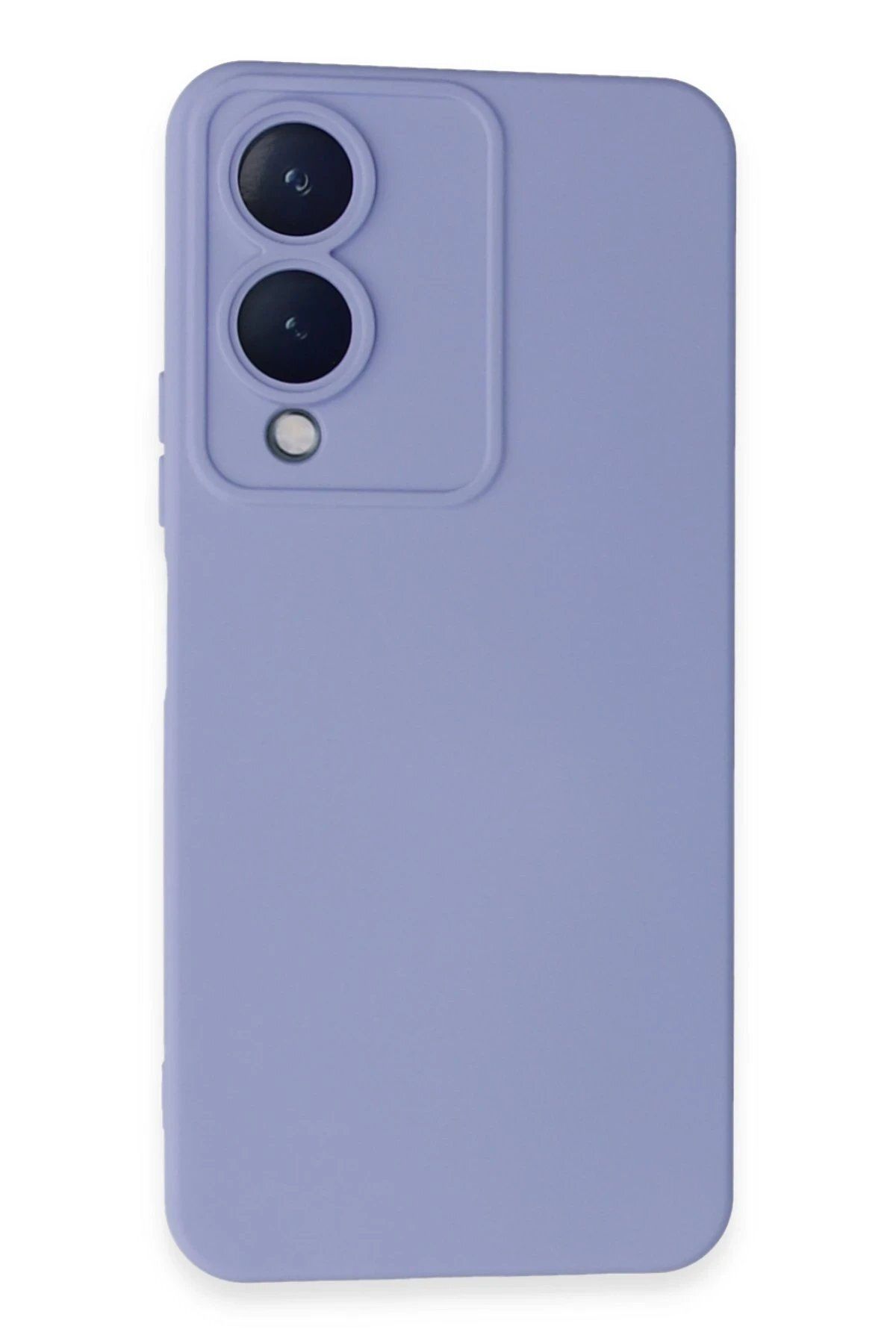 Toptan Bulurum Newface Vivo Y17S Kılıf Nano içi Kadife Silikon - Lila