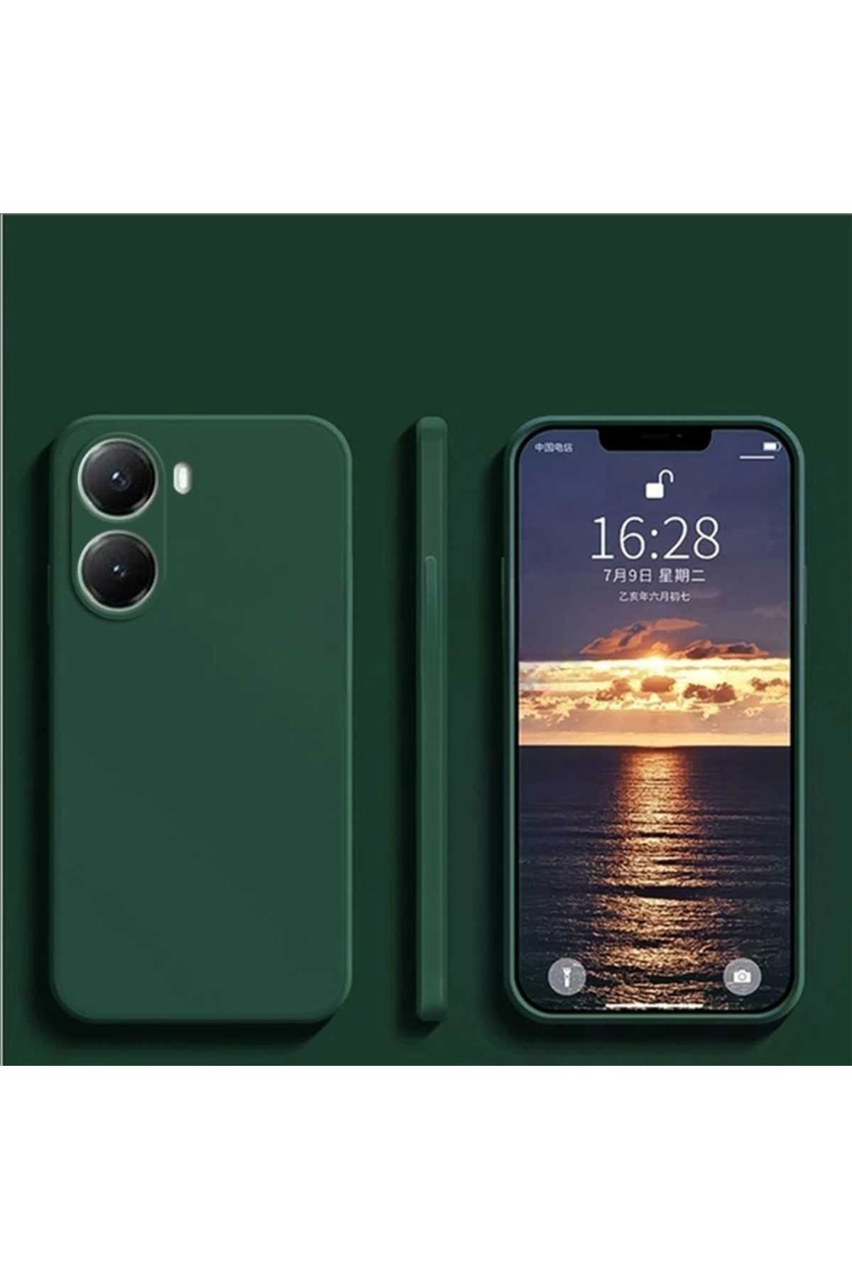 GRABONO Xiaomi Poco X7 Pro Kılıf Kamera Korumalıdır Kadife İç Kaplama Mat Premium Seri