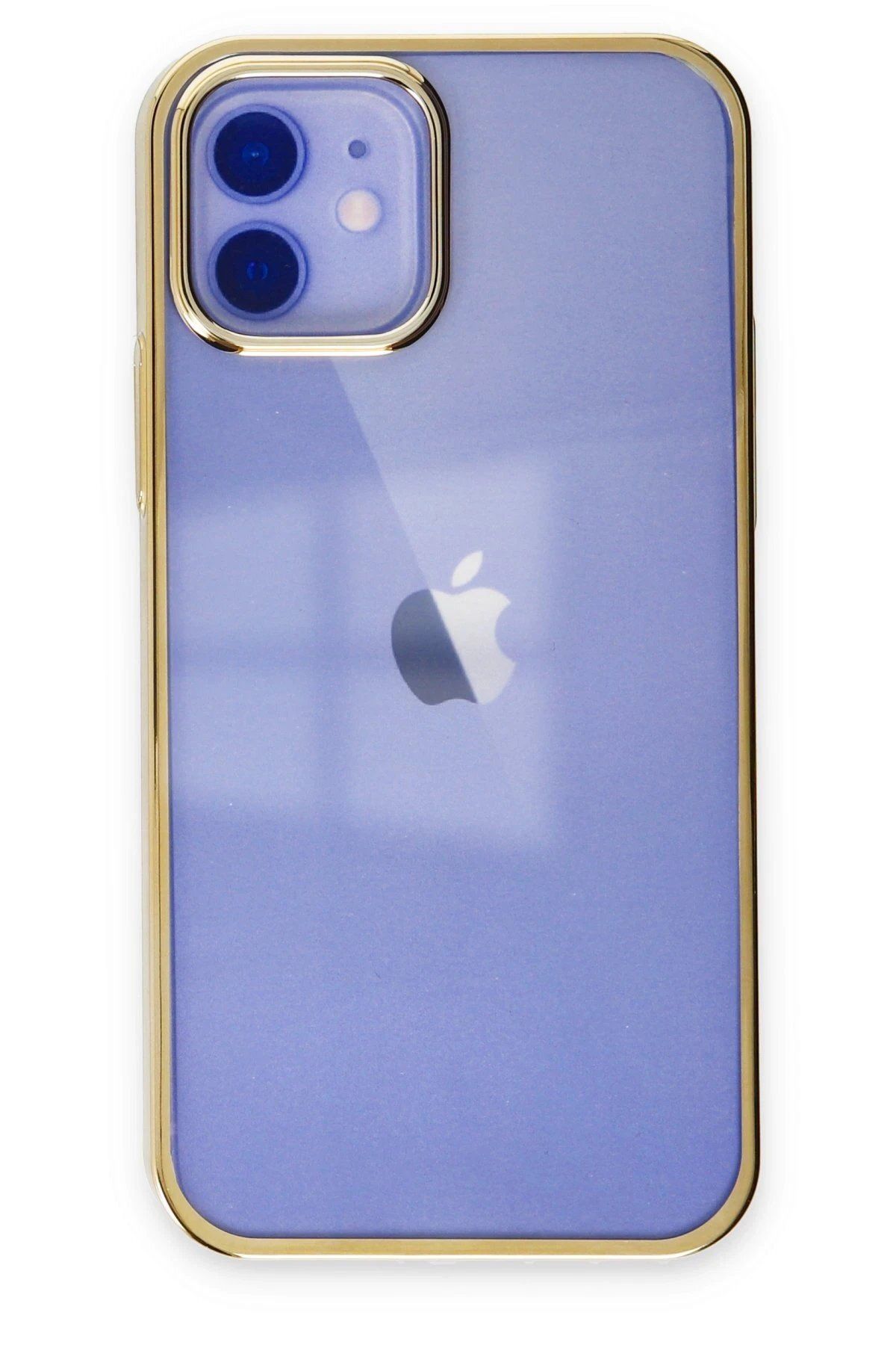ENEFENDİ Newface iPhone 12 Kılıf Element Silikon - Gold