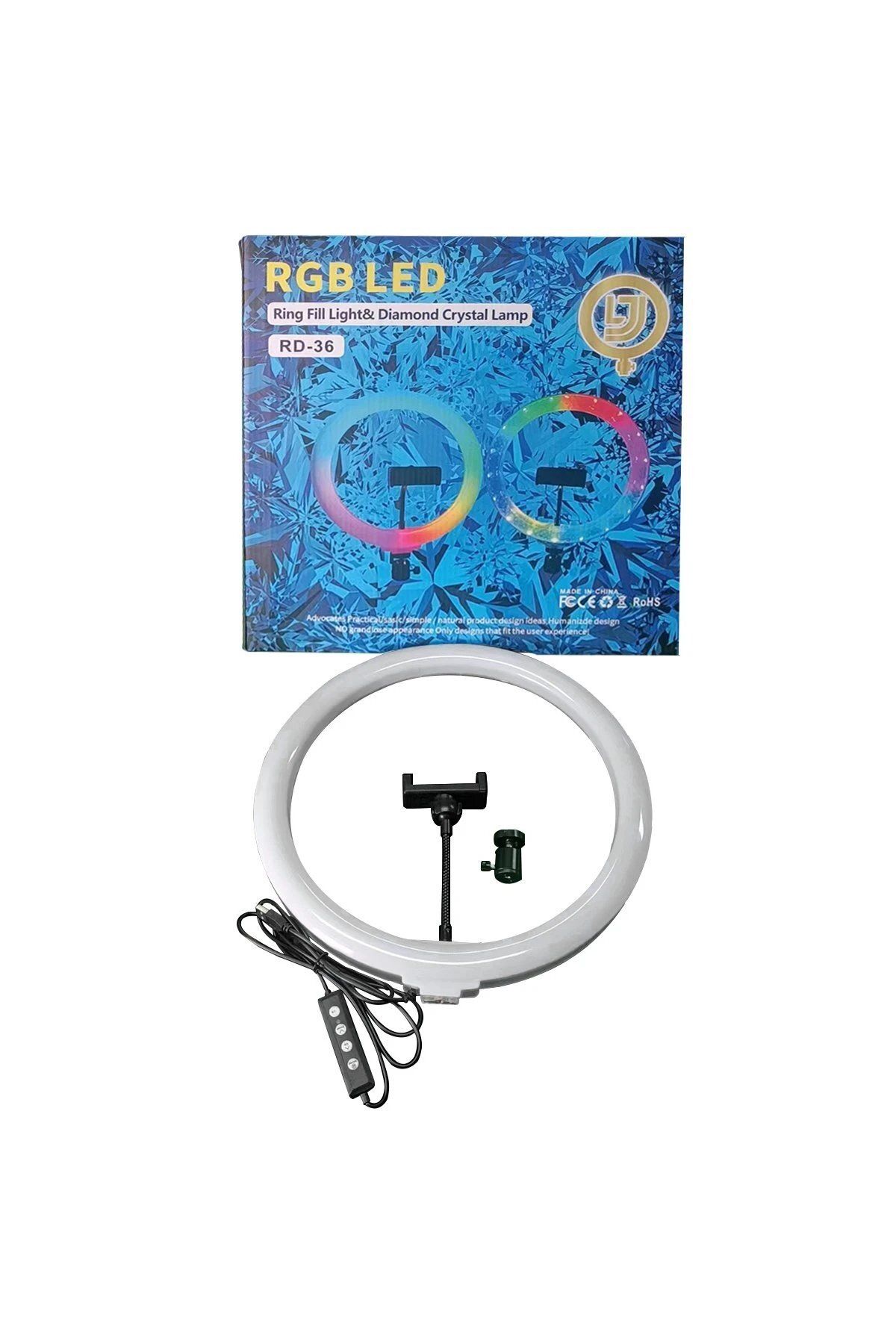 CepteToptan Newface RD36 Diamond RGB Selfie Işığı