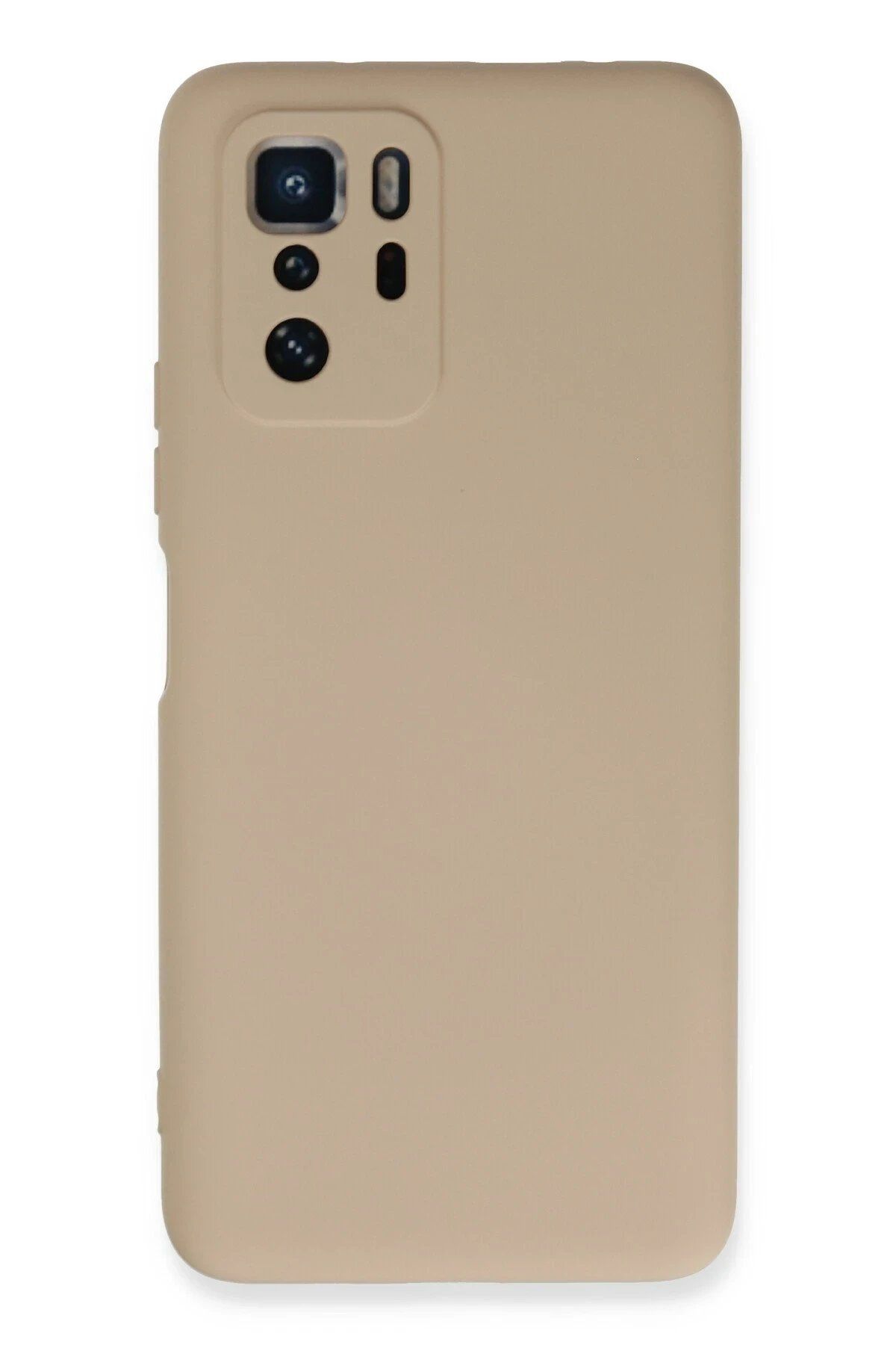 CepteToptan Newface Xiaomi Poco X3 GT Kılıf Nano içi Kadife Silikon - Pudra