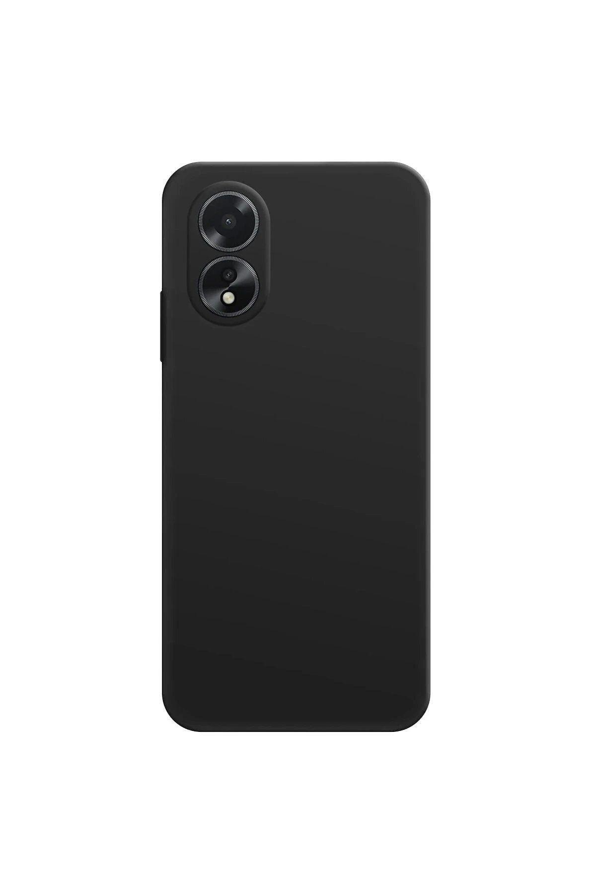 CepteToptan Newface Oppo A38 Kılıf First Silikon - Siyah