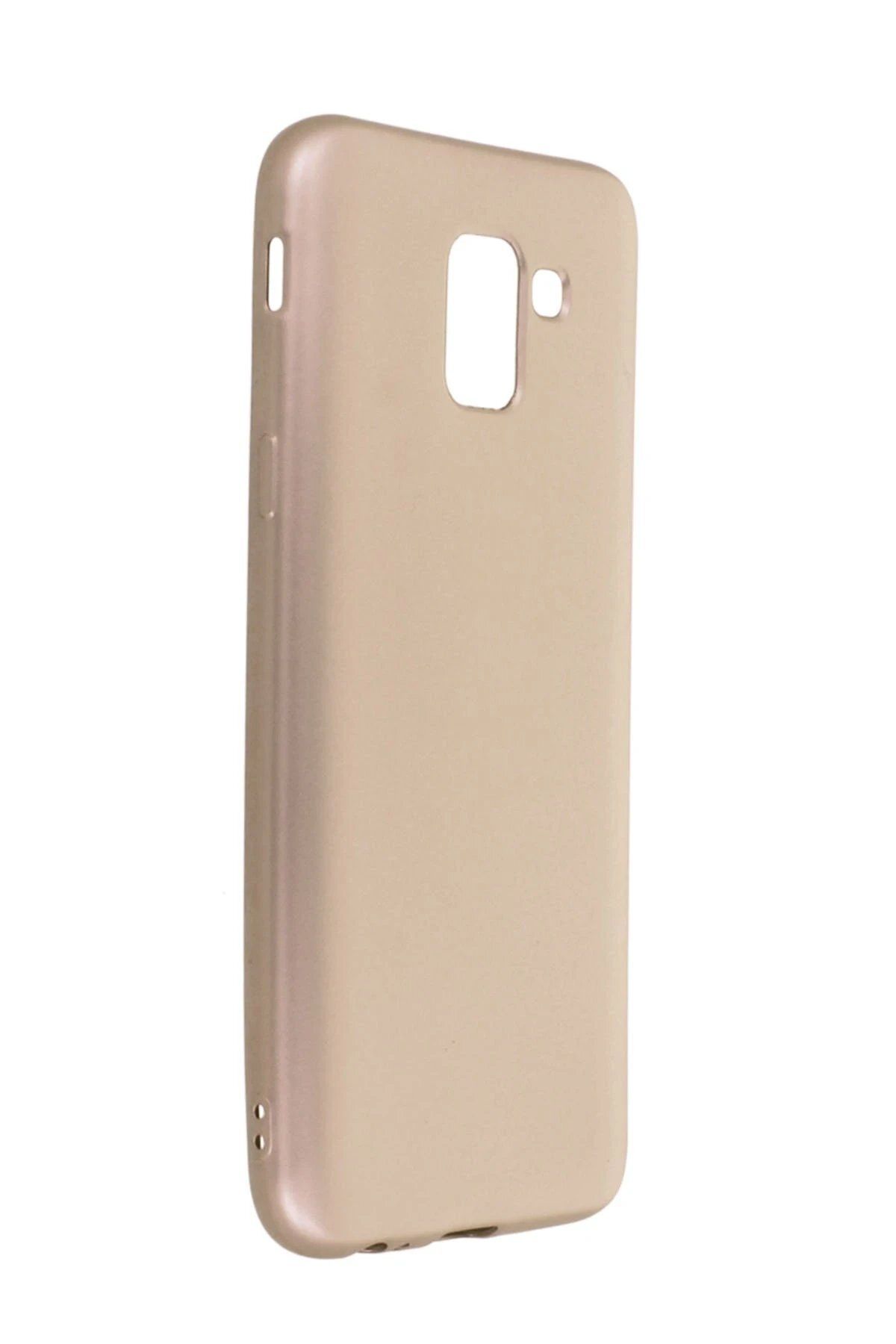 BIGBOYCL Samsung Galaxy J6 Kılıf First Silikon - Gold – Darbe Koruma