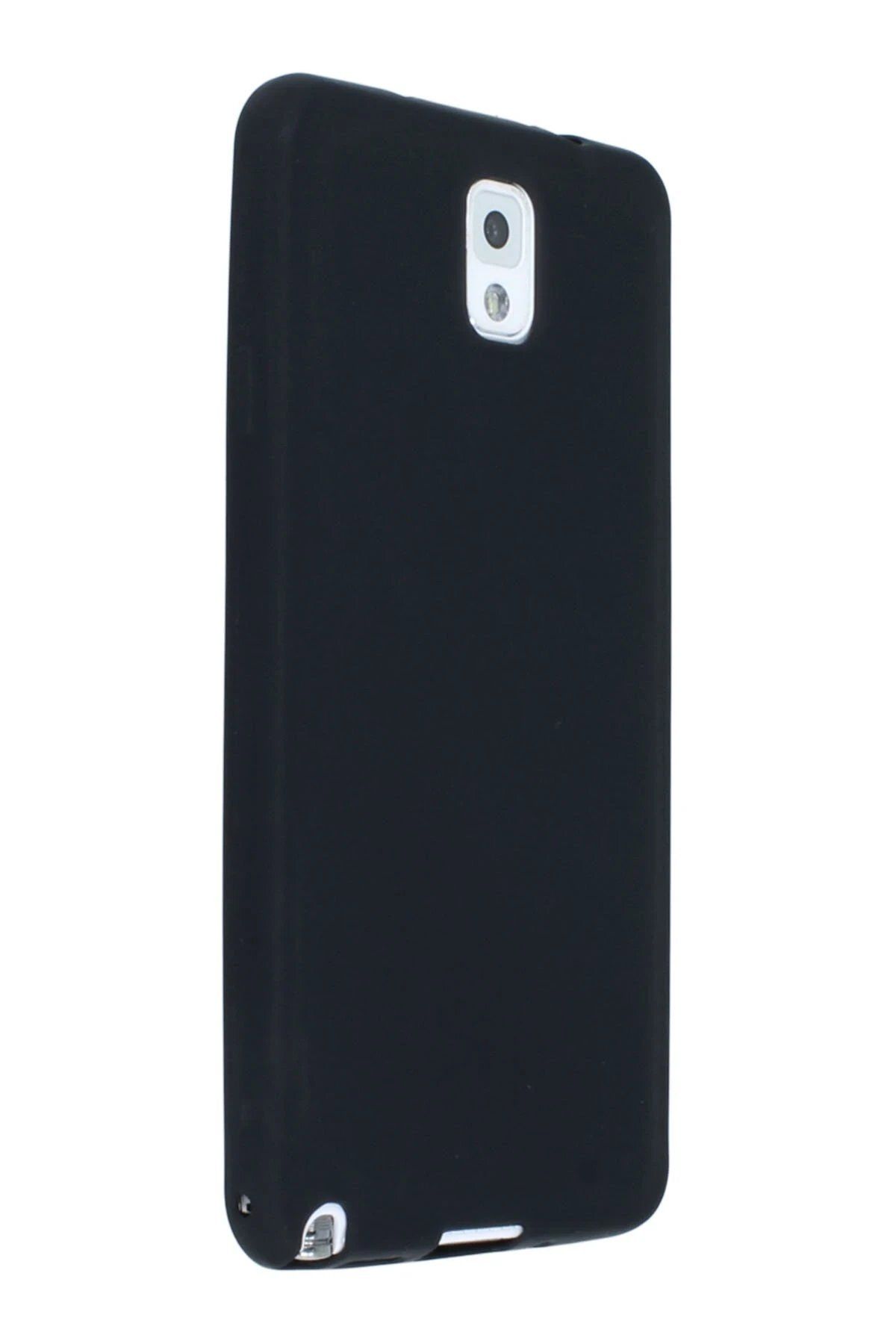 CepteToptan Newface Samsung Galaxy Note 3 / N9000 Kılıf First Silikon - Siyah
