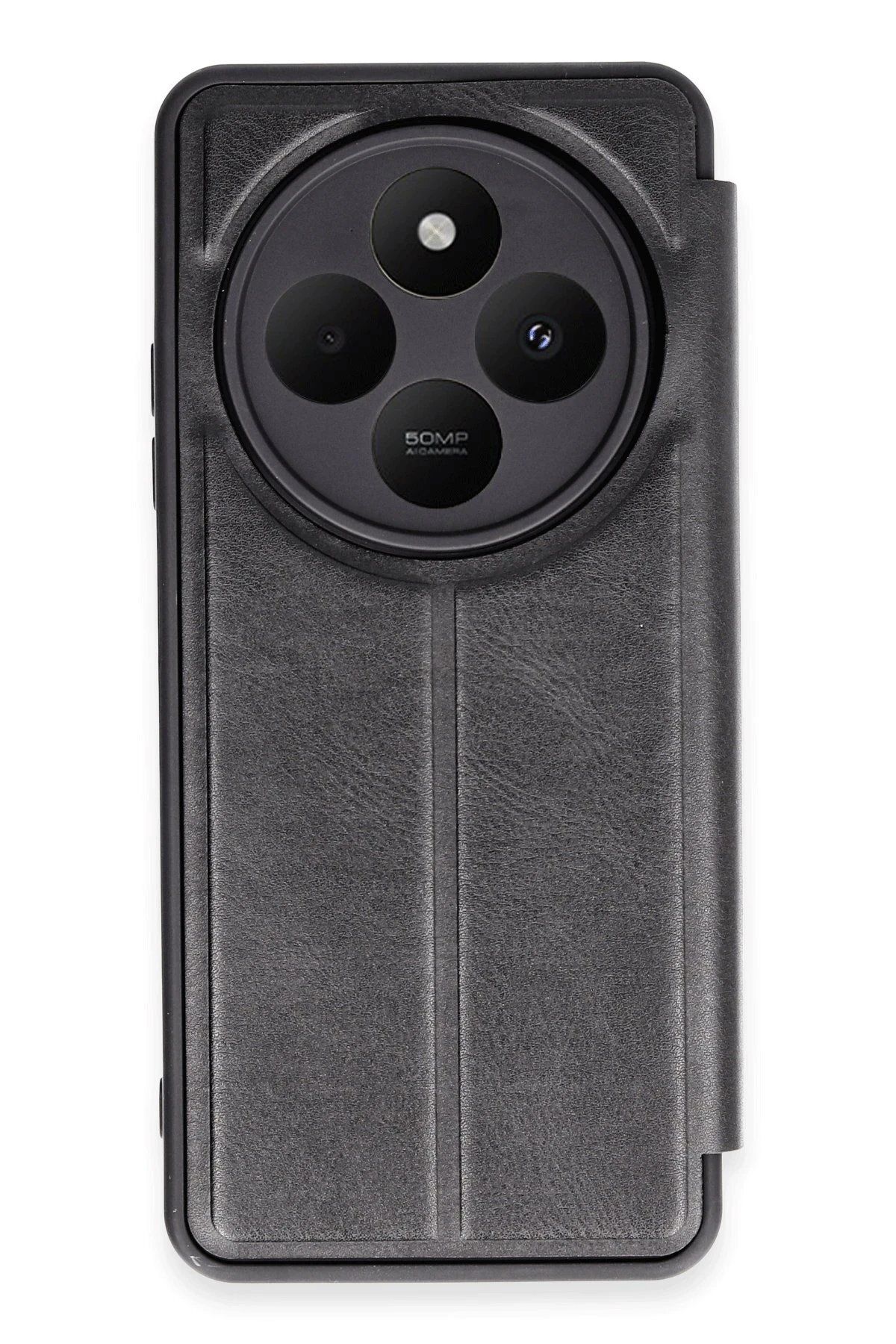 CepteToptan Newface Xiaomi Redmi 14C Kılıf Flip Cover - Siyah