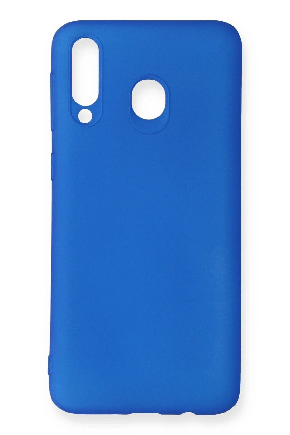 Balesso Newface Samsung Galaxy M30 Kılıf First Silikon - Mavi