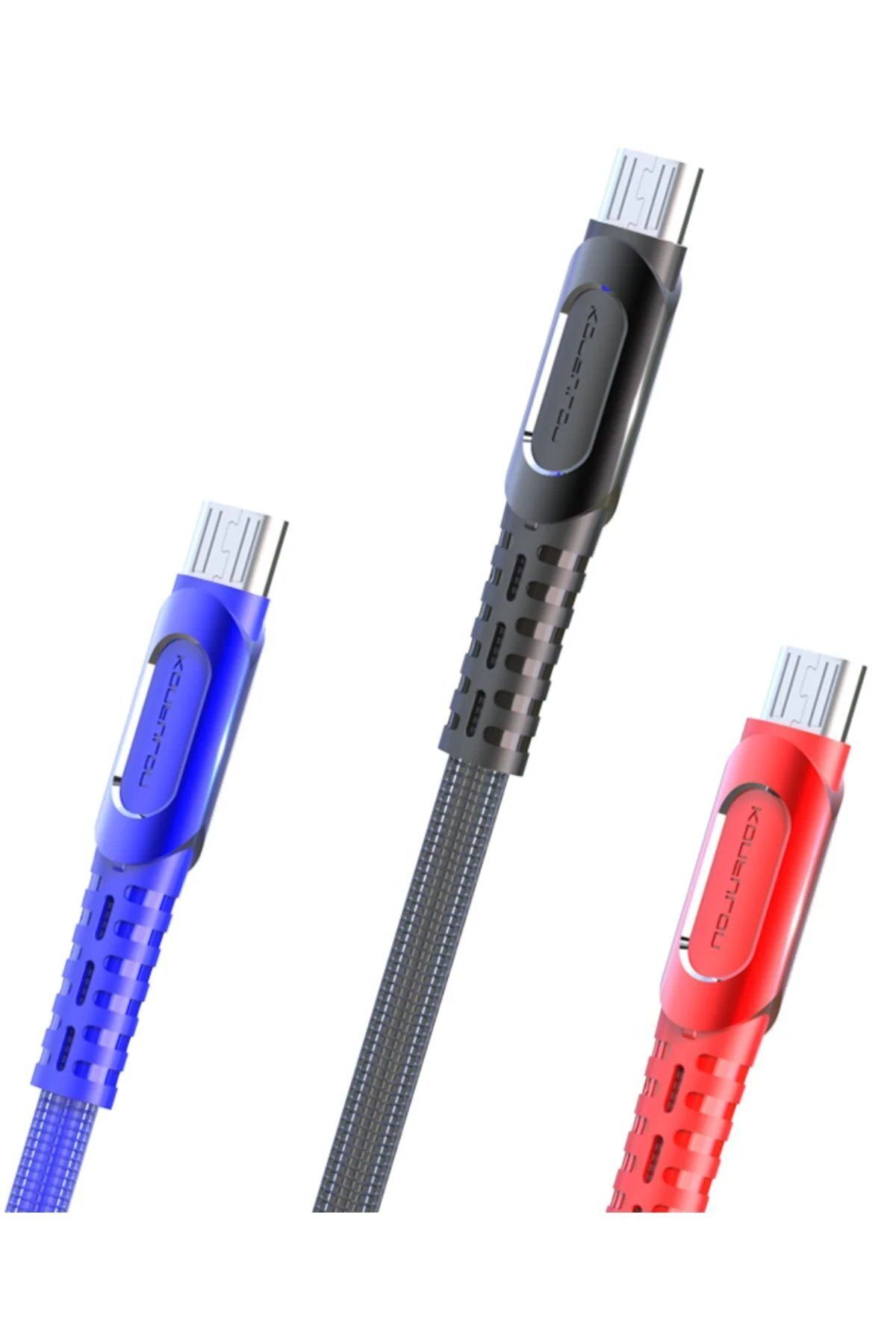 CepteToptan DC28 Micro USB Uyumlu  Kablo 1M 2.4A - Mavi