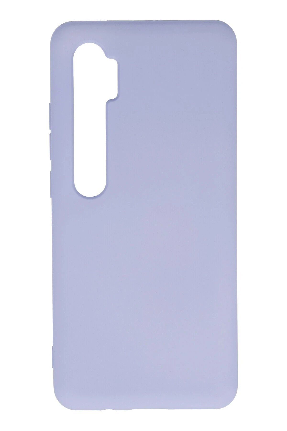 CepteToptan Newface Xiaomi Mi Note 10 Lite Kılıf Nano içi Kadife Silikon - Lila