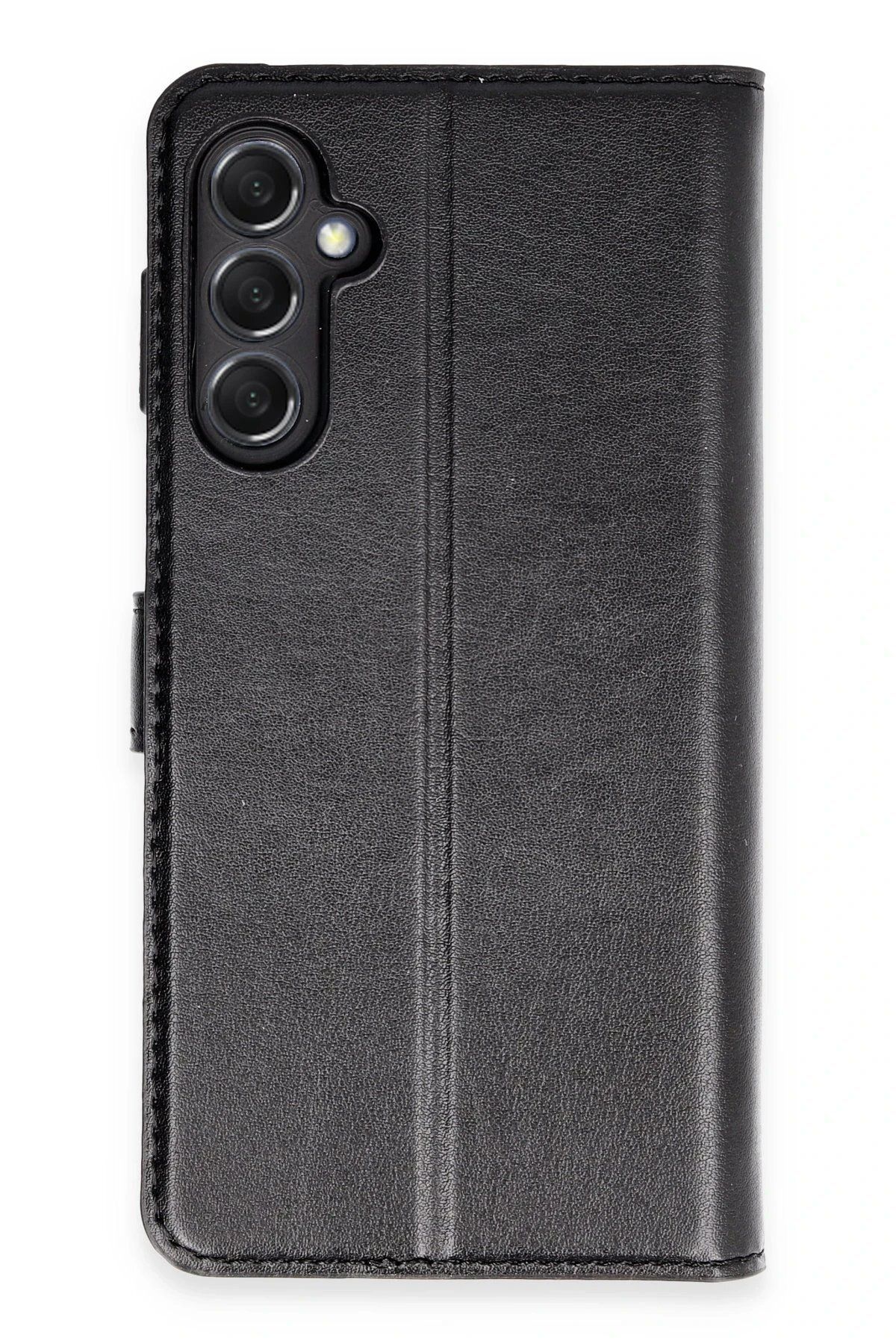 CepteToptan Newface Samsung Galaxy M34 5G Kılıf Trend S Plus Kapaklı Kılıf - Siyah
