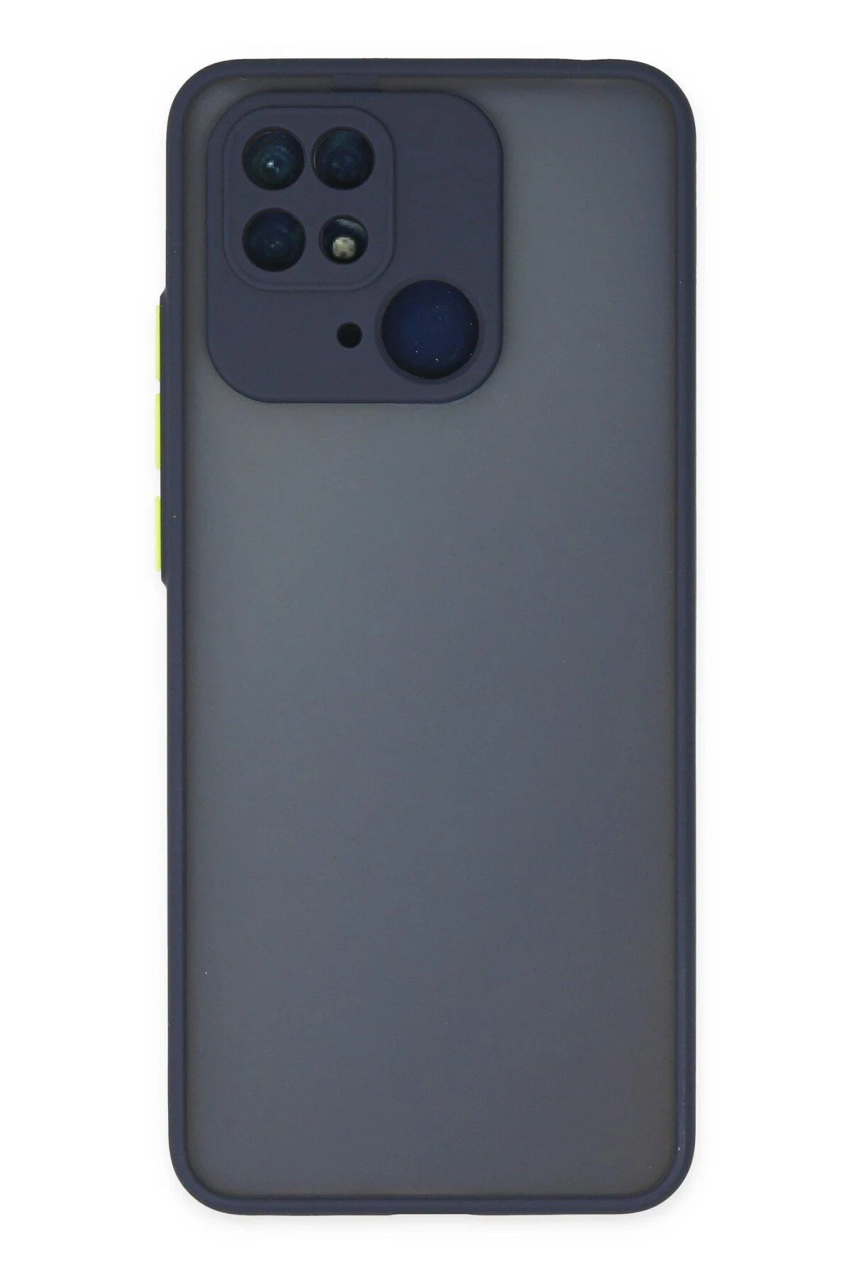 CepteToptan Newface Xiaomi Redmi 10C Kılıf Montreal Silikon Kapak - Lacivert