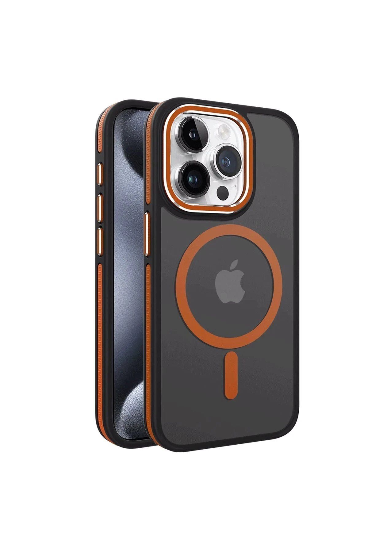 CepteToptan Joko iPhone 13 Pro Max Winner Magsafe Kapak - Turuncu