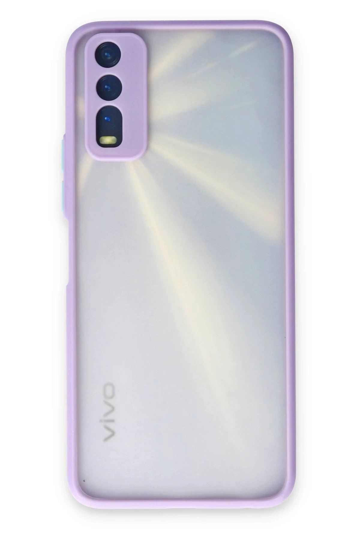 CepteToptan Newface Vivo Y11S Kılıf Montreal Silikon Kapak - Mor