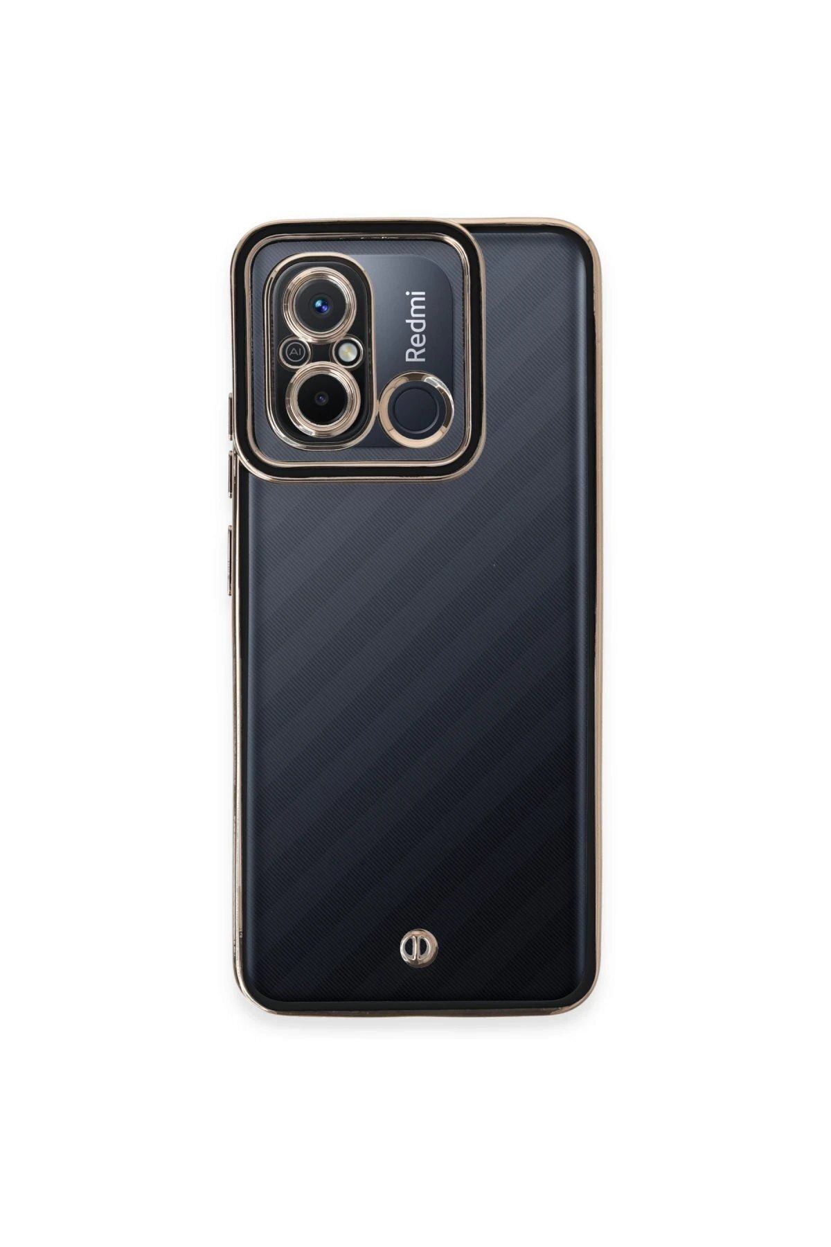 CepteToptan Newface Xiaomi Redmi 12C Kılıf Liva Lens Silikon - Siyah