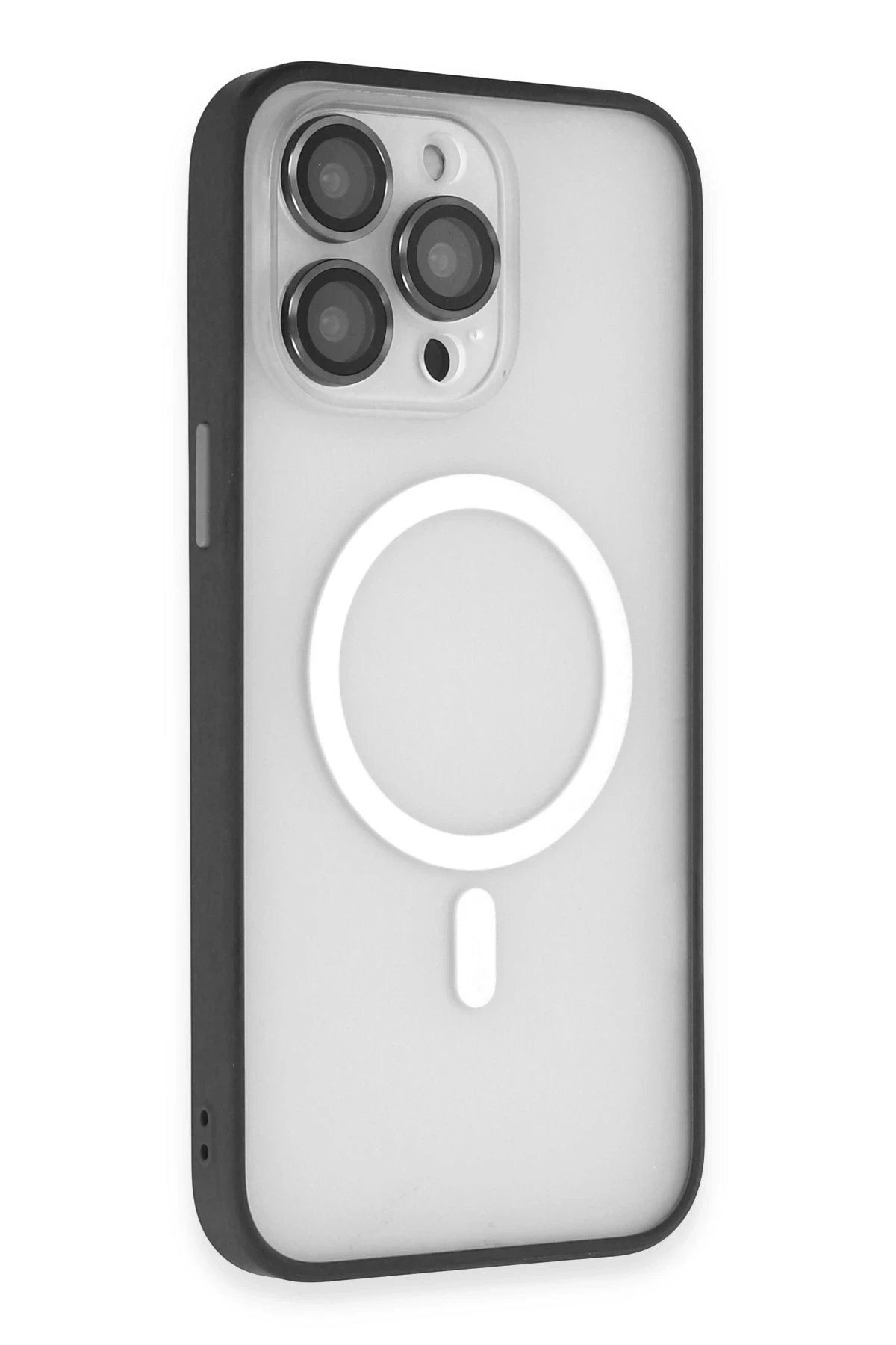 Joko iPhone 14 Pro Max Kılıf Martin Lens Magneticsafe Kapak - Siyah