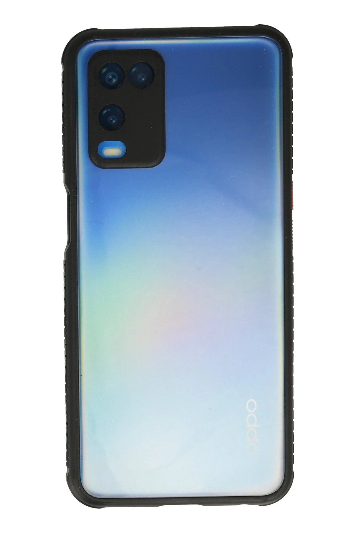 CepteToptan Newface Oppo A54 4G Kılıf Miami Şeffaf Silikon - Siyah