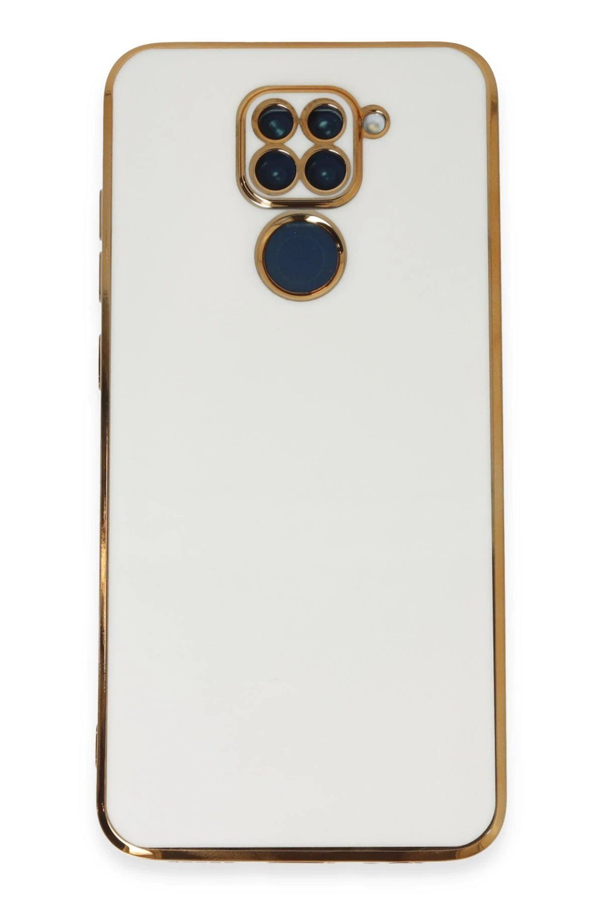 CepteToptan Newface Xiaomi Redmi Note 9 Kılıf Volet Silikon - Beyaz