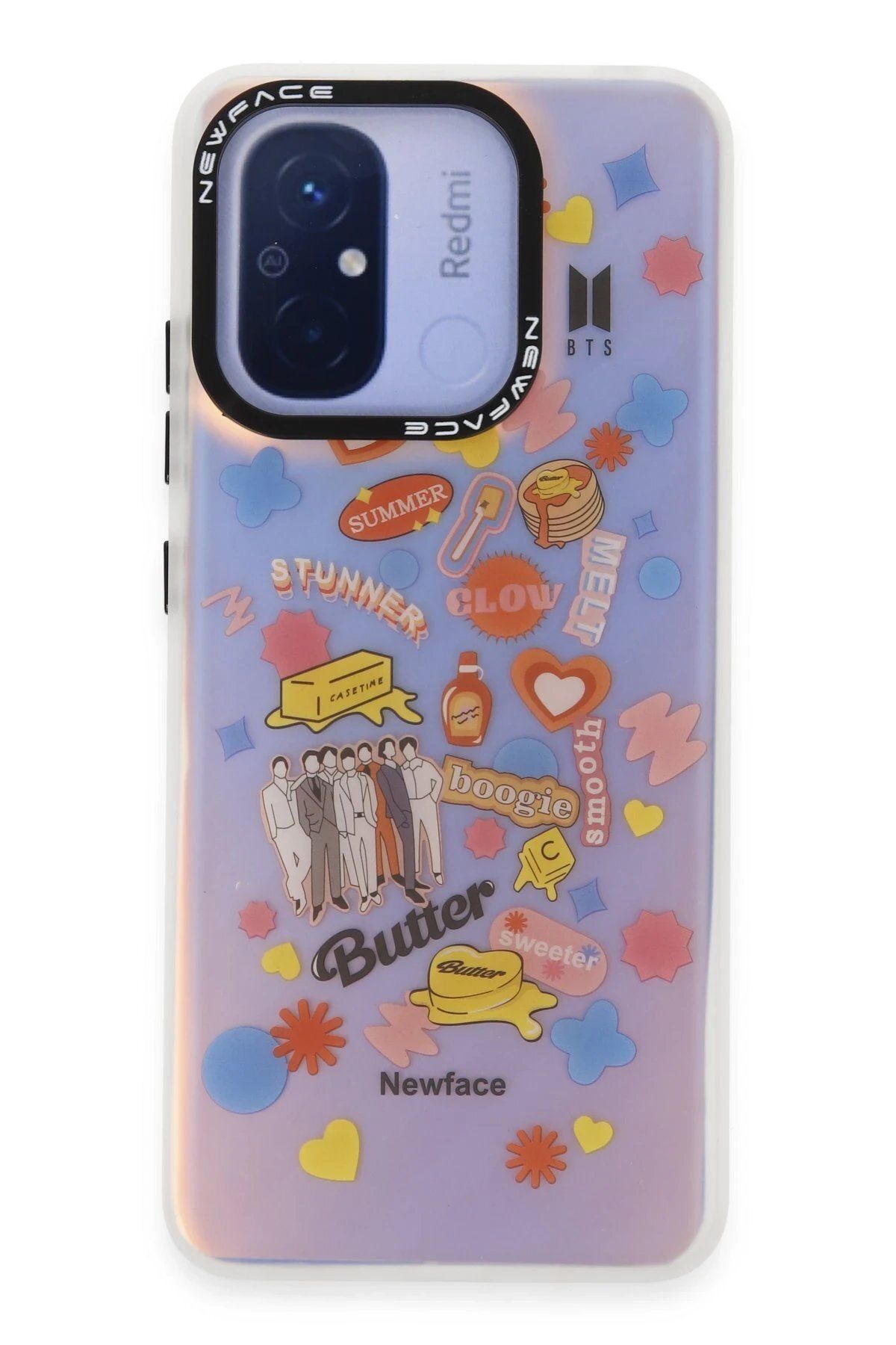 CepteToptan Newface Xiaomi Redmi 12C Kılıf Estoril Desenli Kapak - Estoril - 16