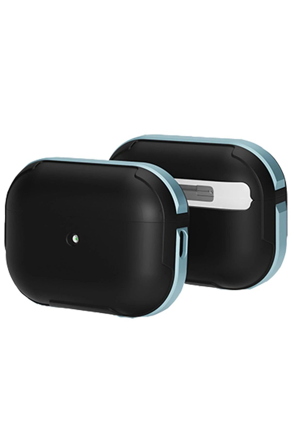 CepteToptan Movenchy Airpods 3 (3.nesil) MO-A8 Armor Kılıf - Sierra Blue