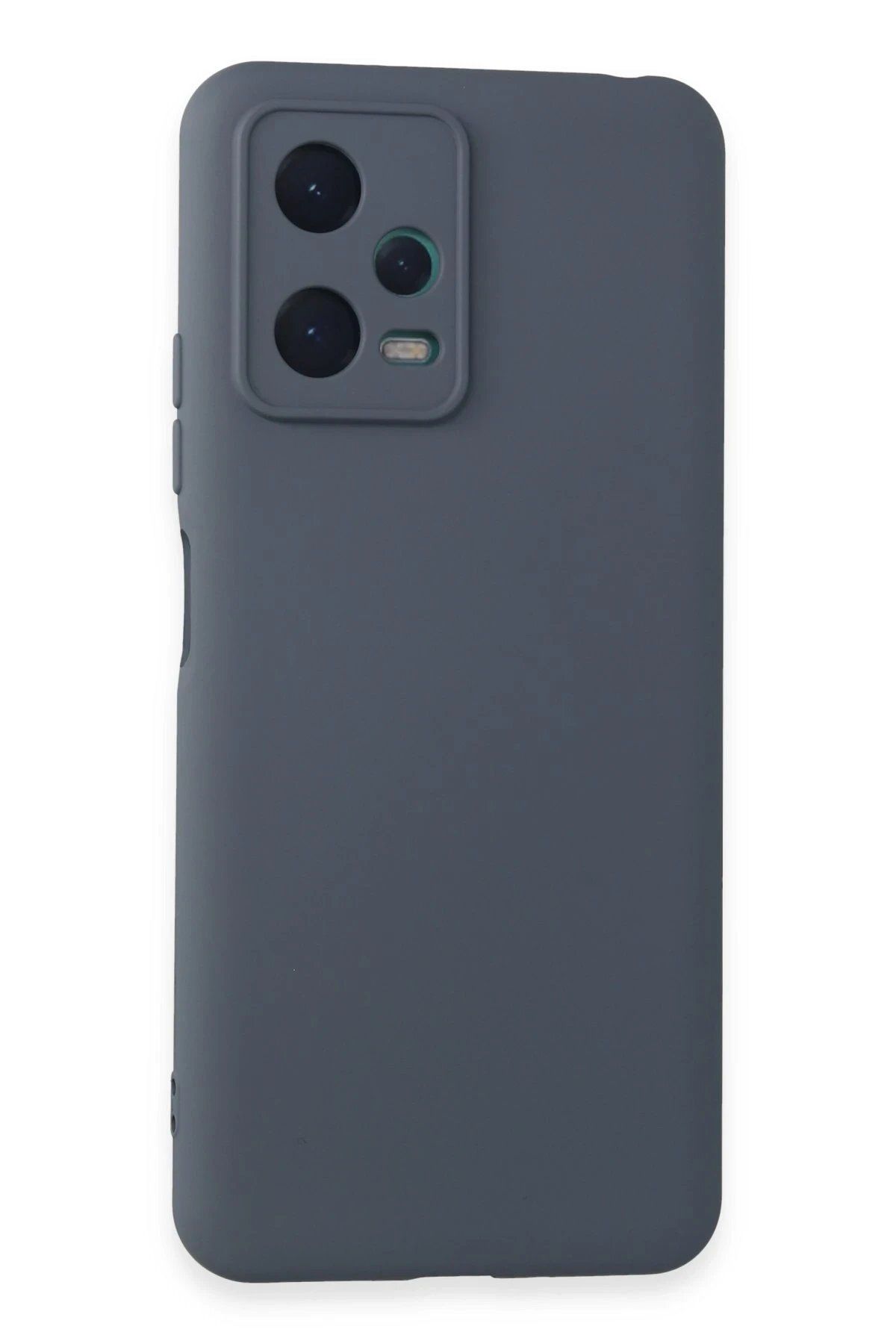 CepteToptan Newface Xiaomi Redmi Note 12 5G Kılıf Nano içi Kadife Silikon - Gri