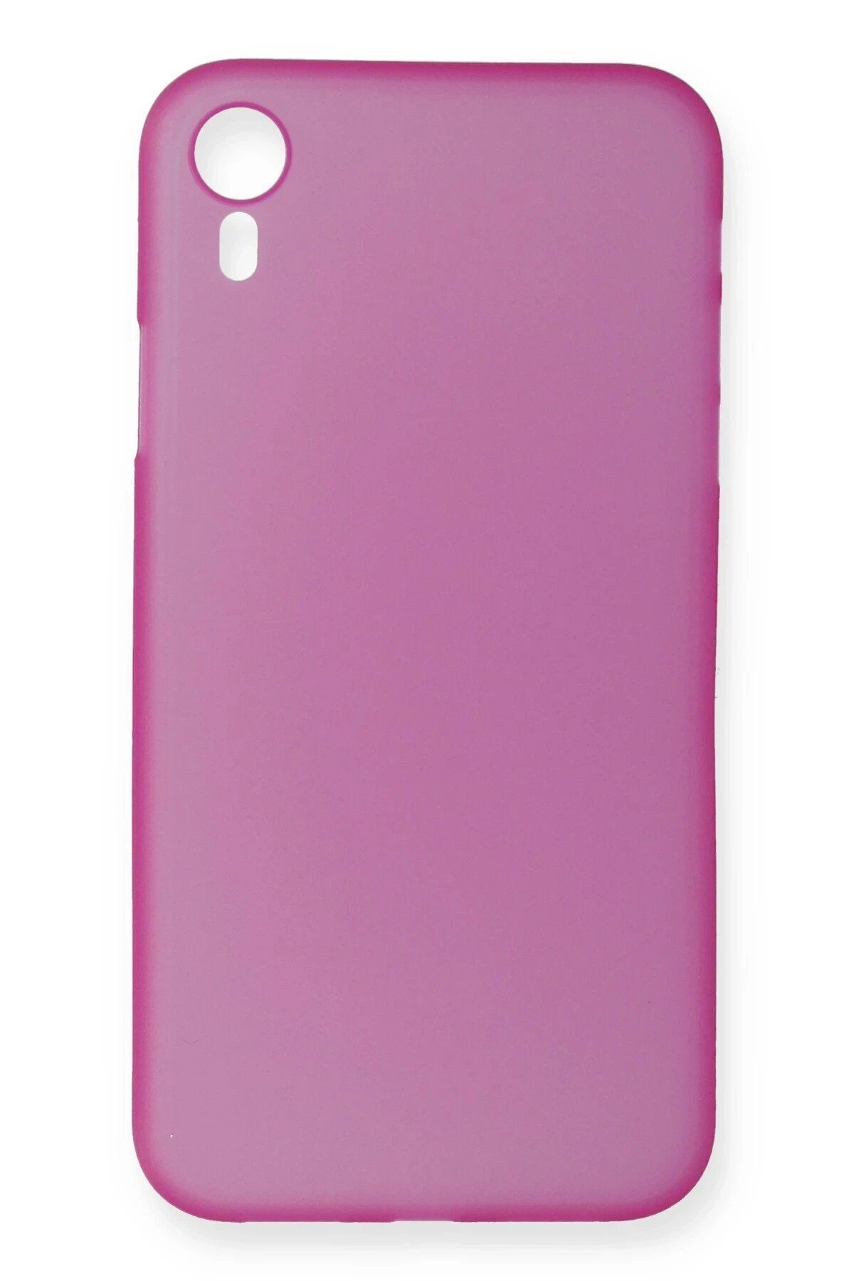CepteToptan Newface iPhone XR Kılıf PP Ultra İnce Kapak - Pembe