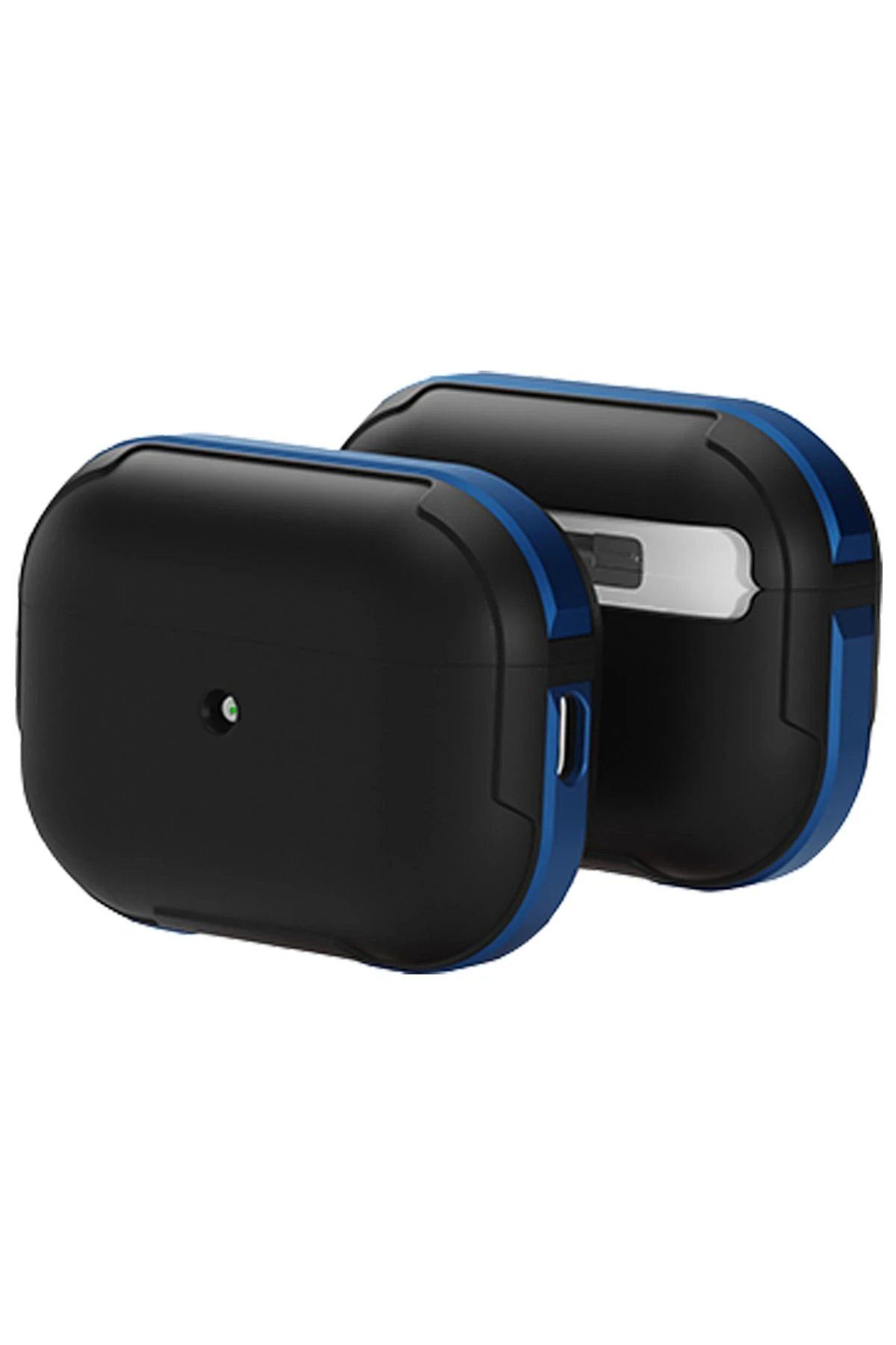 CepteToptan Movenchy Airpods 3 (3.nesil) MO-A8 Armor Kılıf - Lacivert