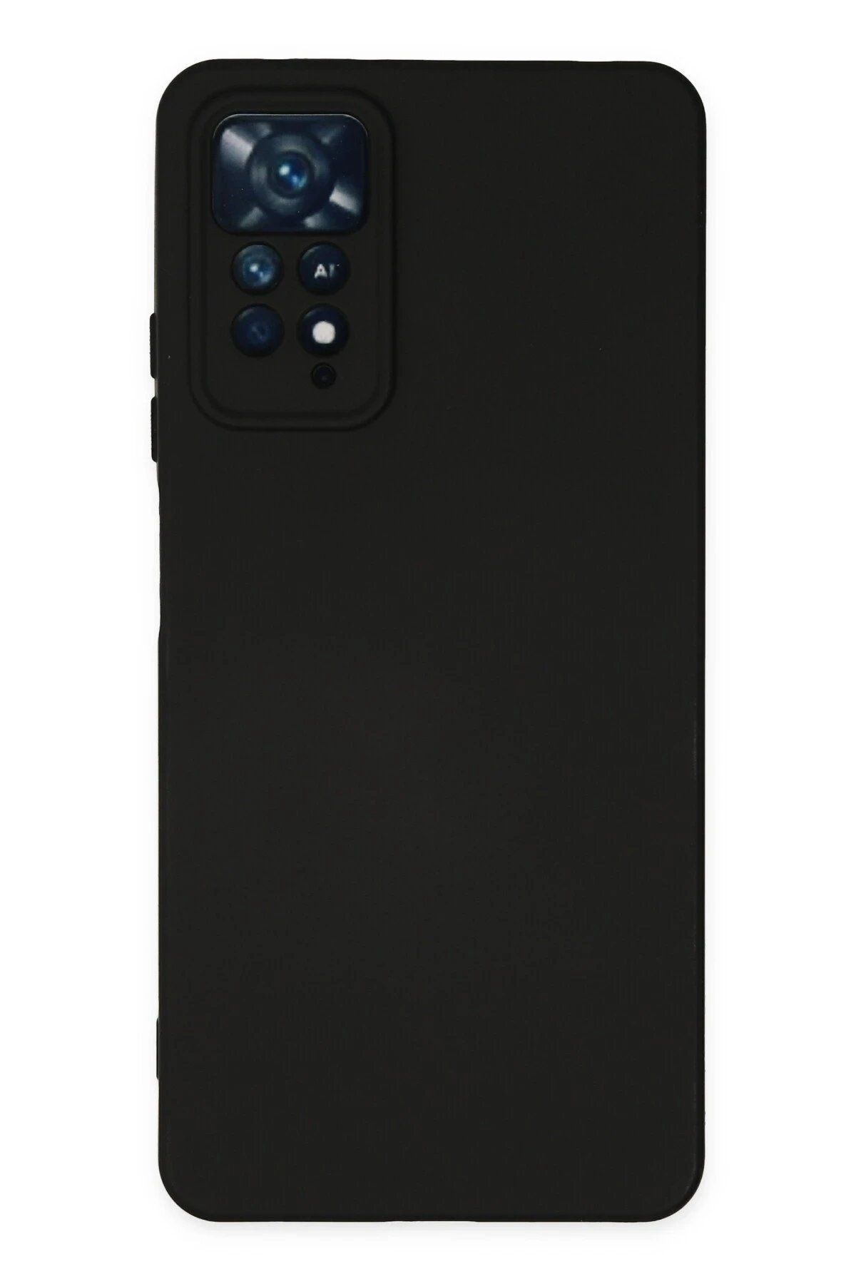 CepteToptan Newface Xiaomi Redmi Note 11 Pro Kılıf Nano içi Kadife Silikon - Siyah