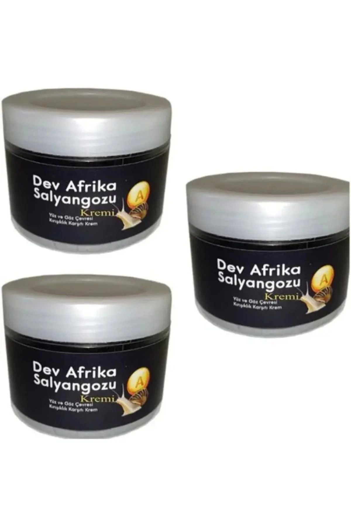 hayalimsah Dev Afrika Salyangozu Yüz ve Göz Çevresi Kırışıklık Yaşlanma Karşıtı Krem 100 ml 2 Adet