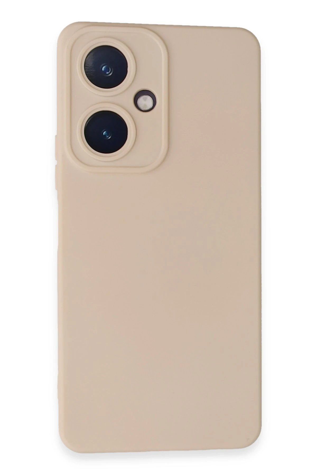 CepteToptan Newface Vivo Y27 Kılıf Nano içi Kadife Silikon - Pudra