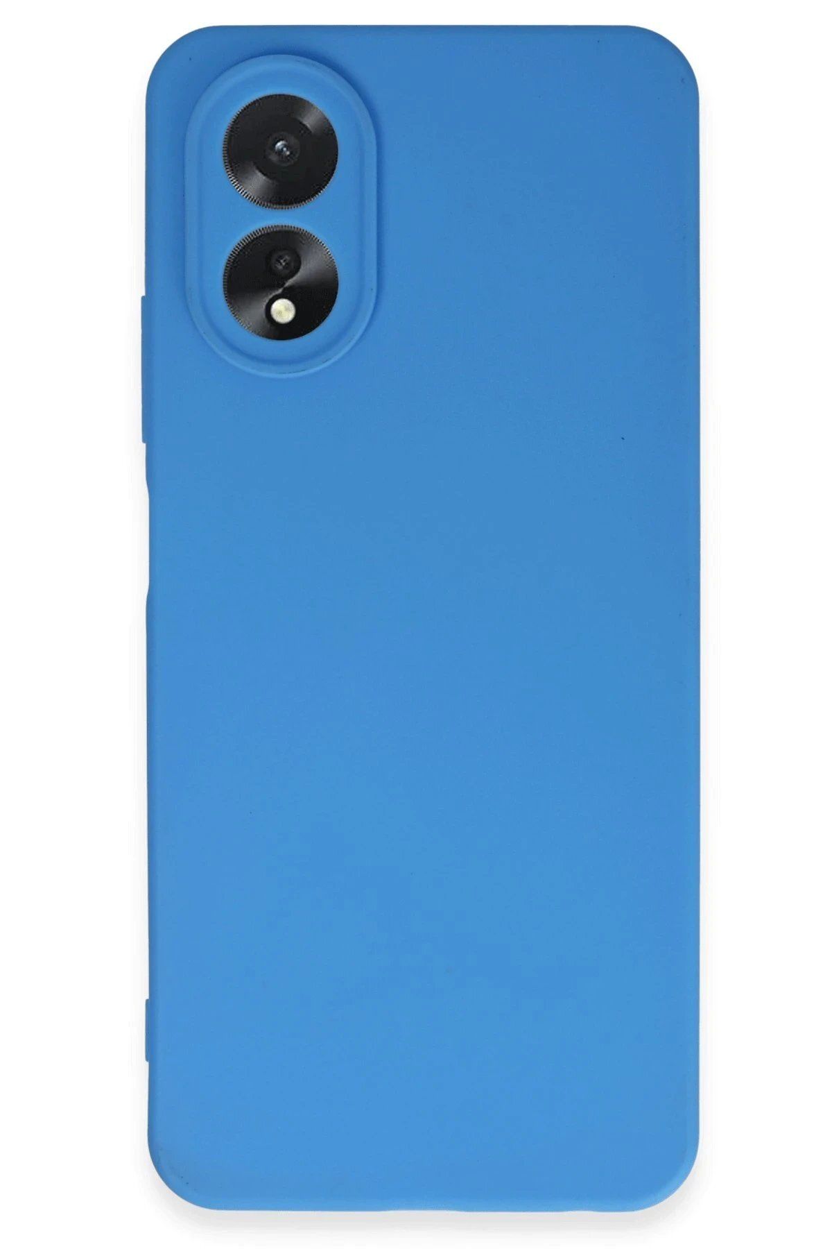 CepteToptan Newface Oppo A38 Kılıf First Silikon - Mavi