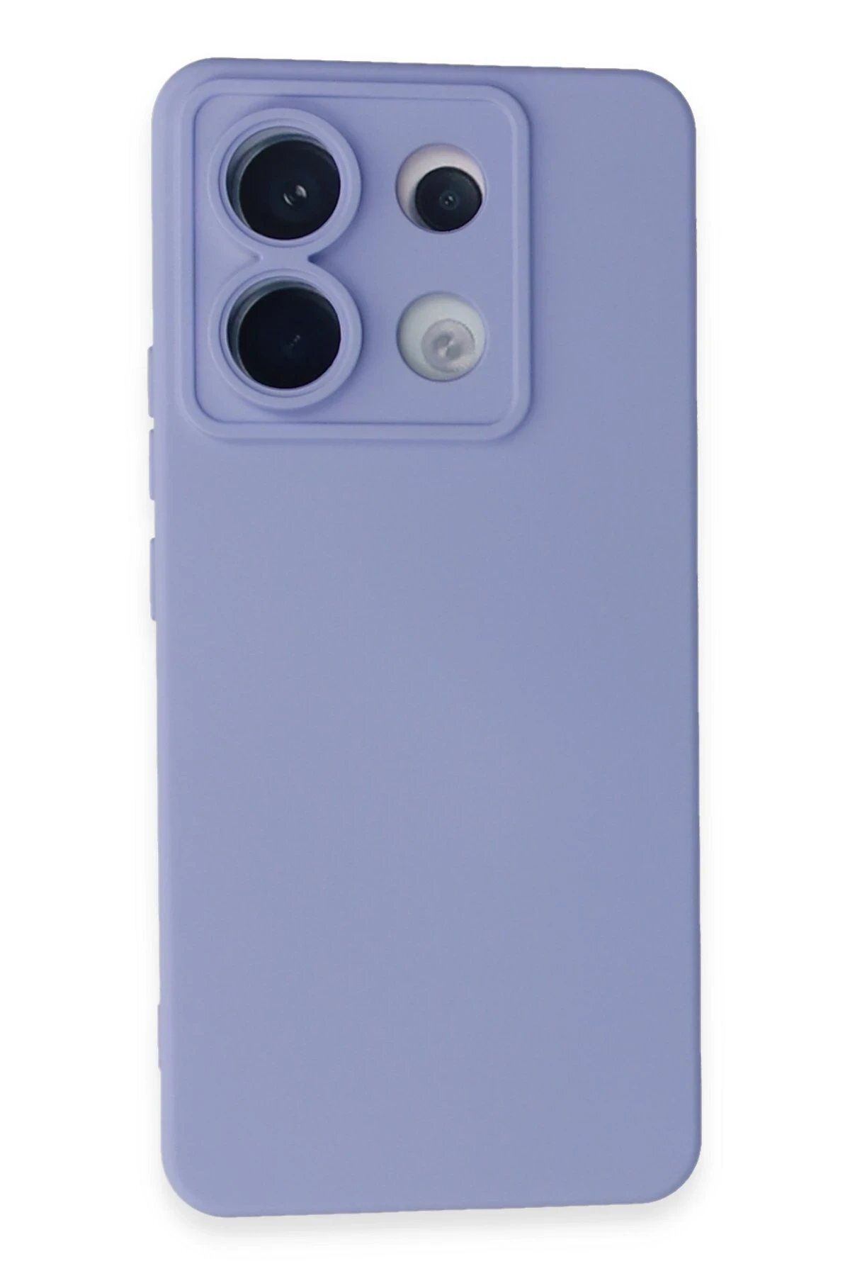 CepteToptan Newface Xiaomi Redmi Note 13 Pro 5G Kılıf Nano içi Kadife Silikon - Lila
