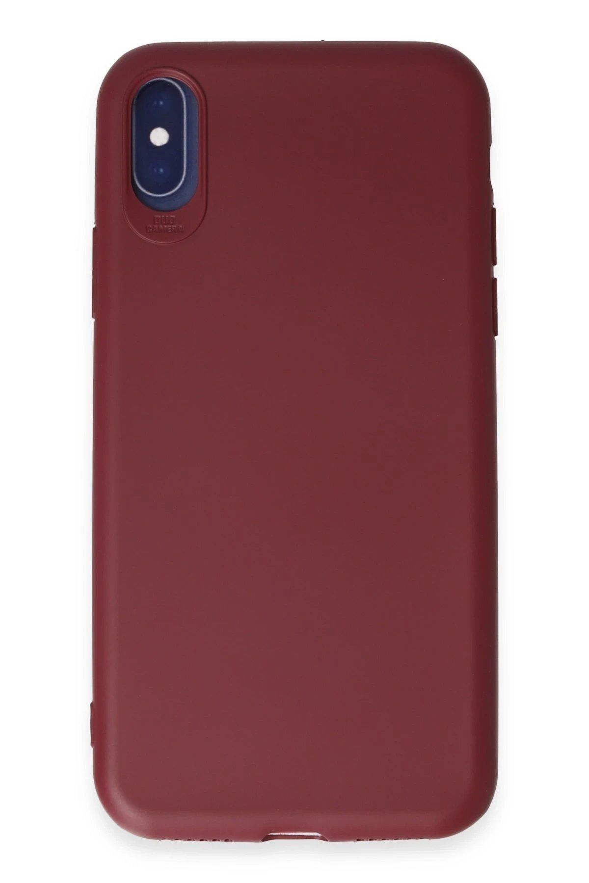 CepteToptan Newface iPhone X Kılıf First Silikon - Kiremit
