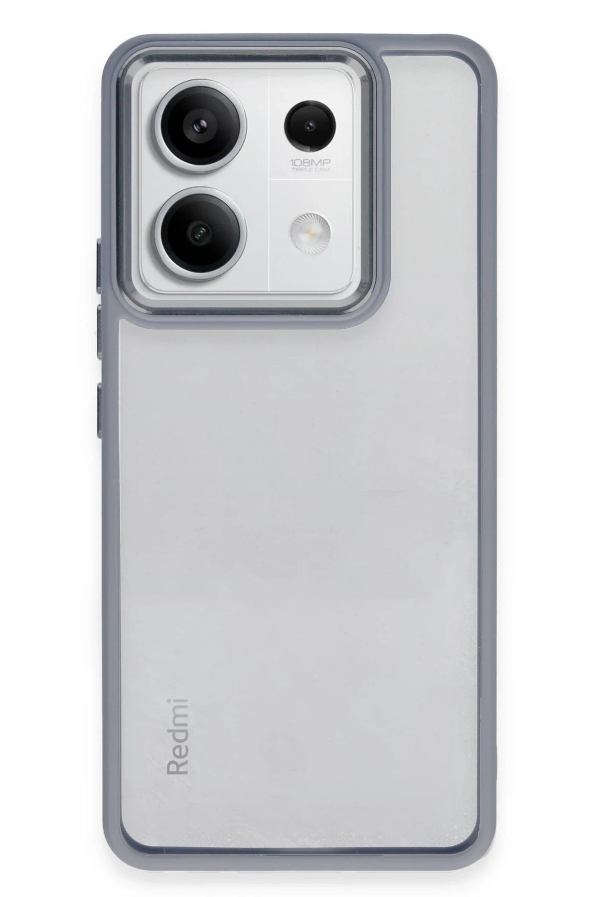 CepteToptan Newface Xiaomi Redmi Note 13 Pro 4G Kılıf Power Silikon - Sierra Blue