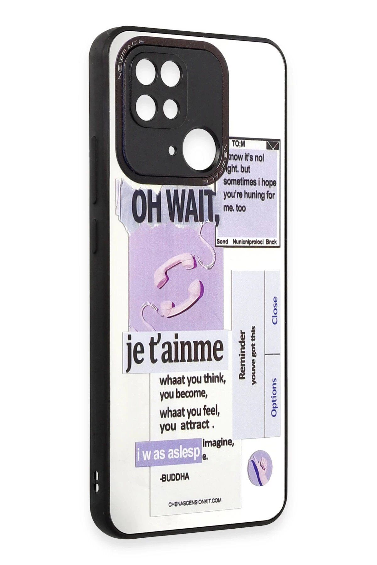 CepteToptan Newface Xiaomi Redmi 10C Kılıf Mirror Desenli Kapak - Mirror - 4