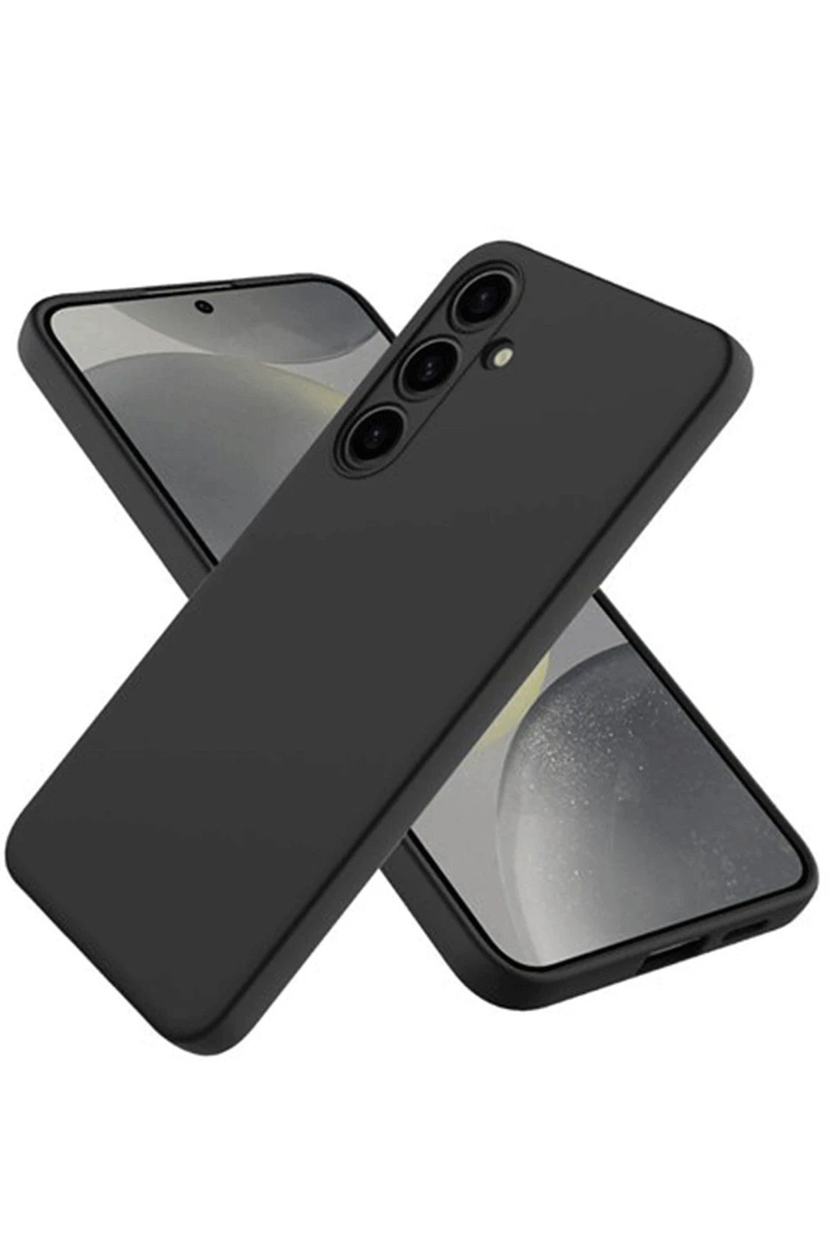 CepteToptan Newface Samsung Galaxy A36 Kılıf First Silikon - Siyah