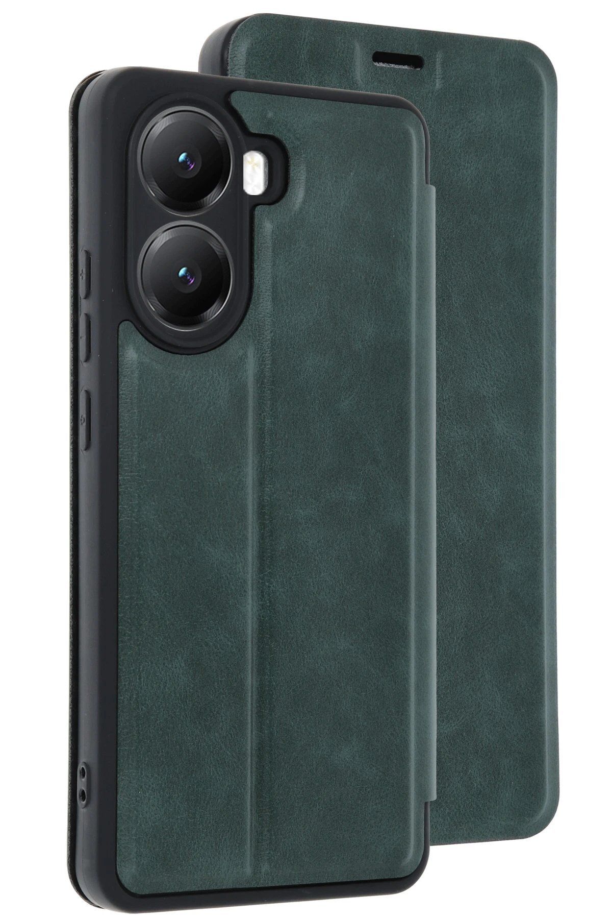 CepteToptan Newface Xiaomi Poco X7 Pro Kılıf Flip Cover - Koyu Yeşil