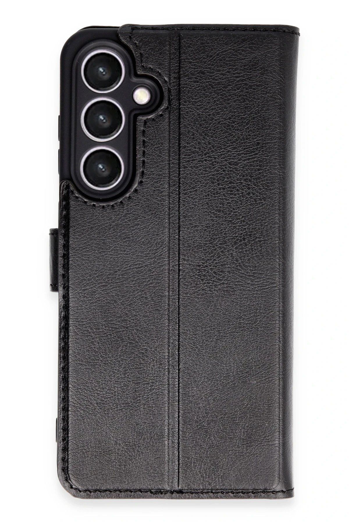CepteToptan Newface Samsung Galaxy S24 FE Kılıf Trend S Plus Kapaklı Kılıf - Siyah