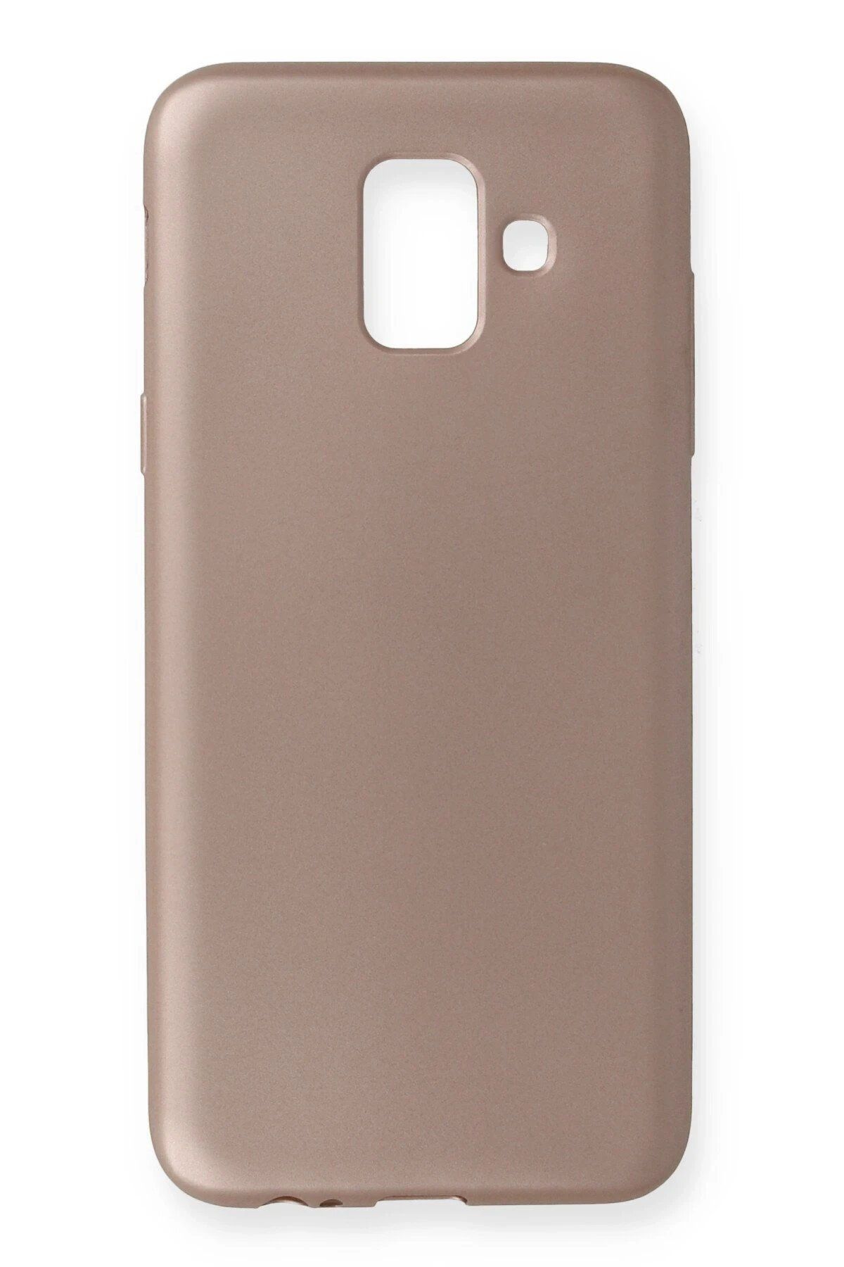CepteToptan Newface Samsung Galaxy A6 2018 Kılıf First Silikon - Rose Gold