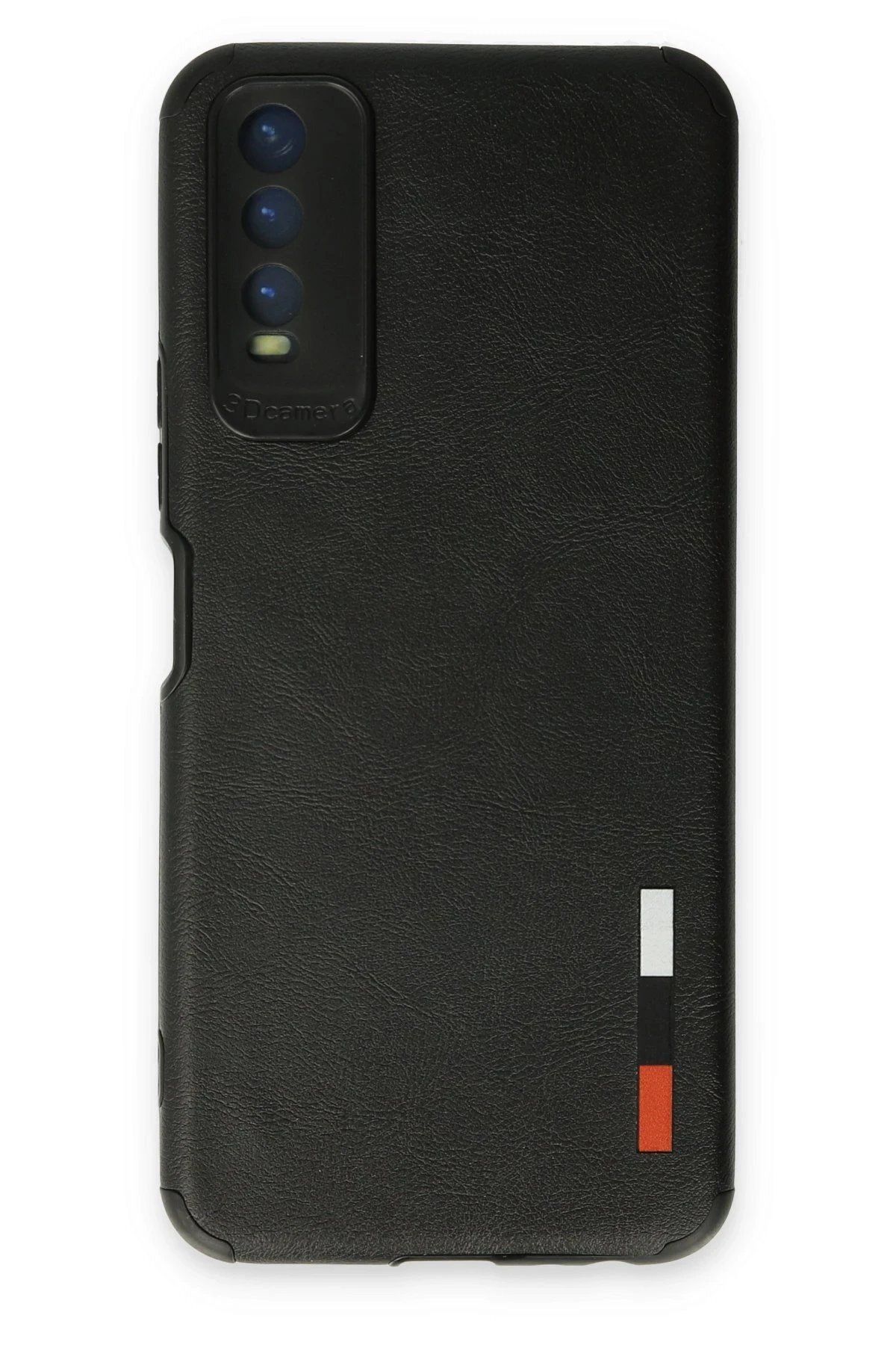 CepteToptan Newface Vivo Y11S Kılıf Loop Deri Silikon - Siyah