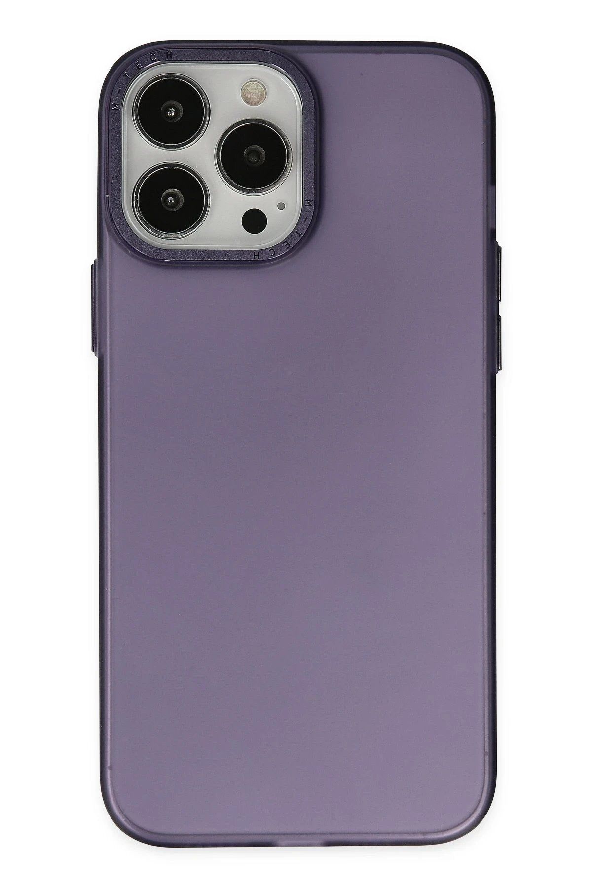CepteToptan Newface iPhone 14 Pro Max Kılıf Modos Metal Kapak - Mor