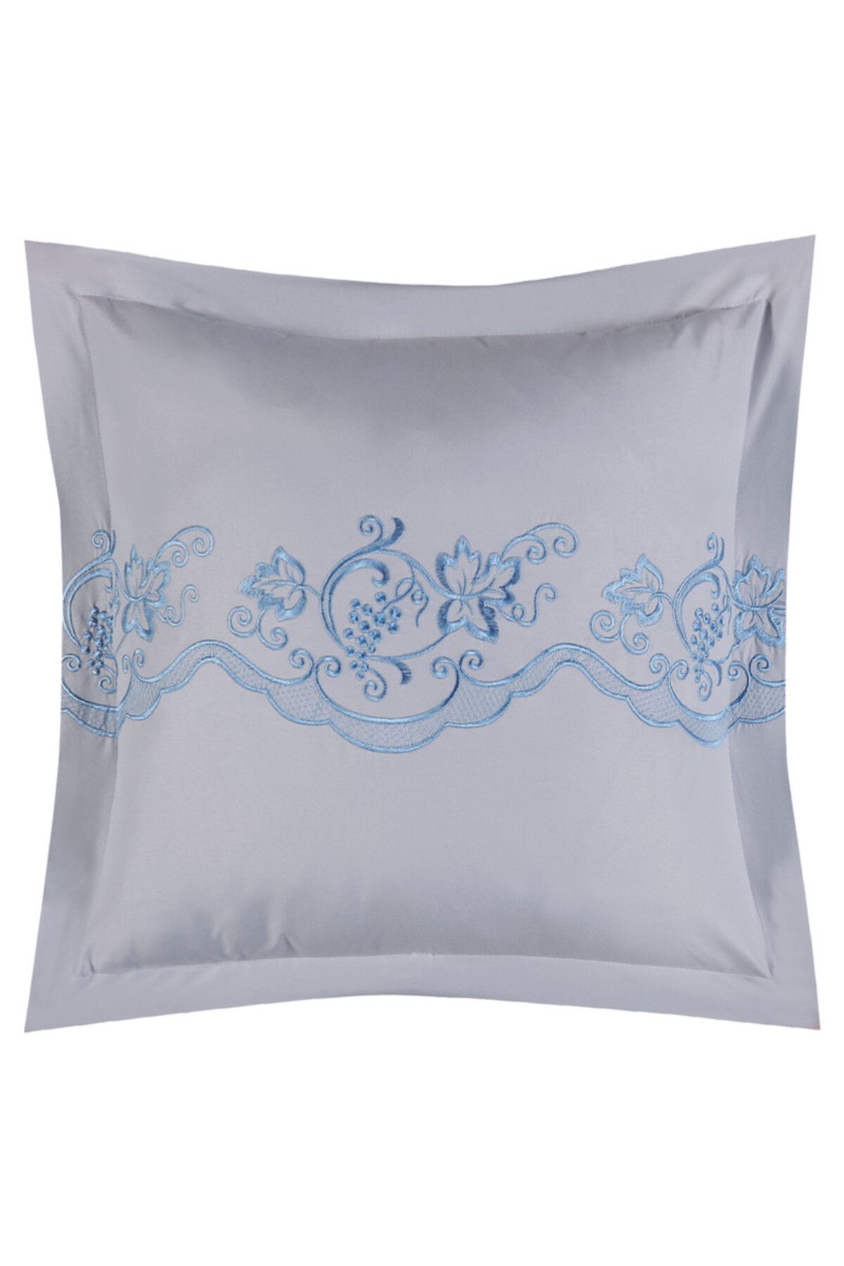 HOURS-Horse Macrofiber Comforter Set, 4 Pieces, Double-Sided, Embroidered with a Classy Pattern, Cornelia-008 4