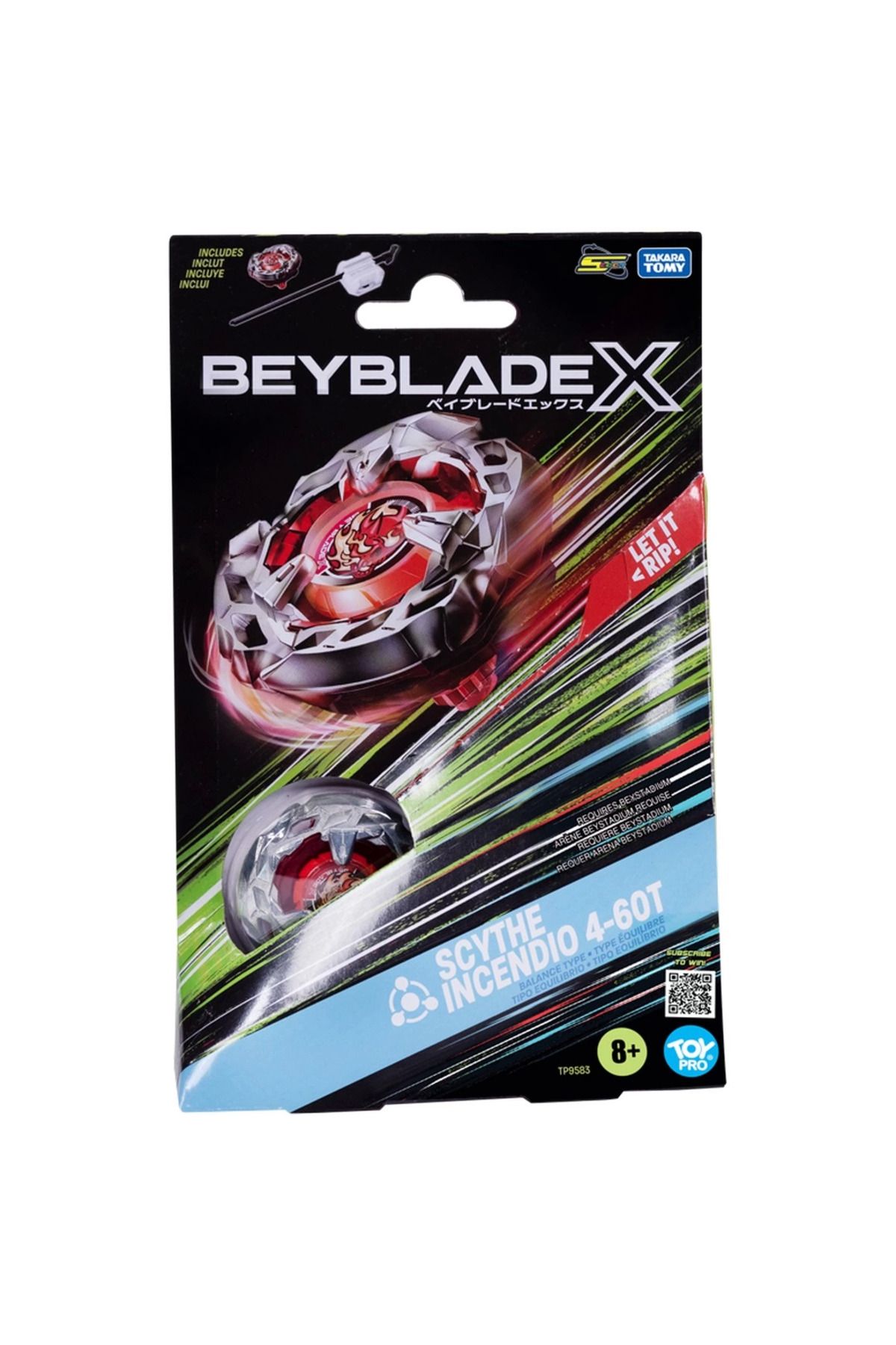 TOYFEST Beyblade 1'li Set Scythe Incendio 4-60T