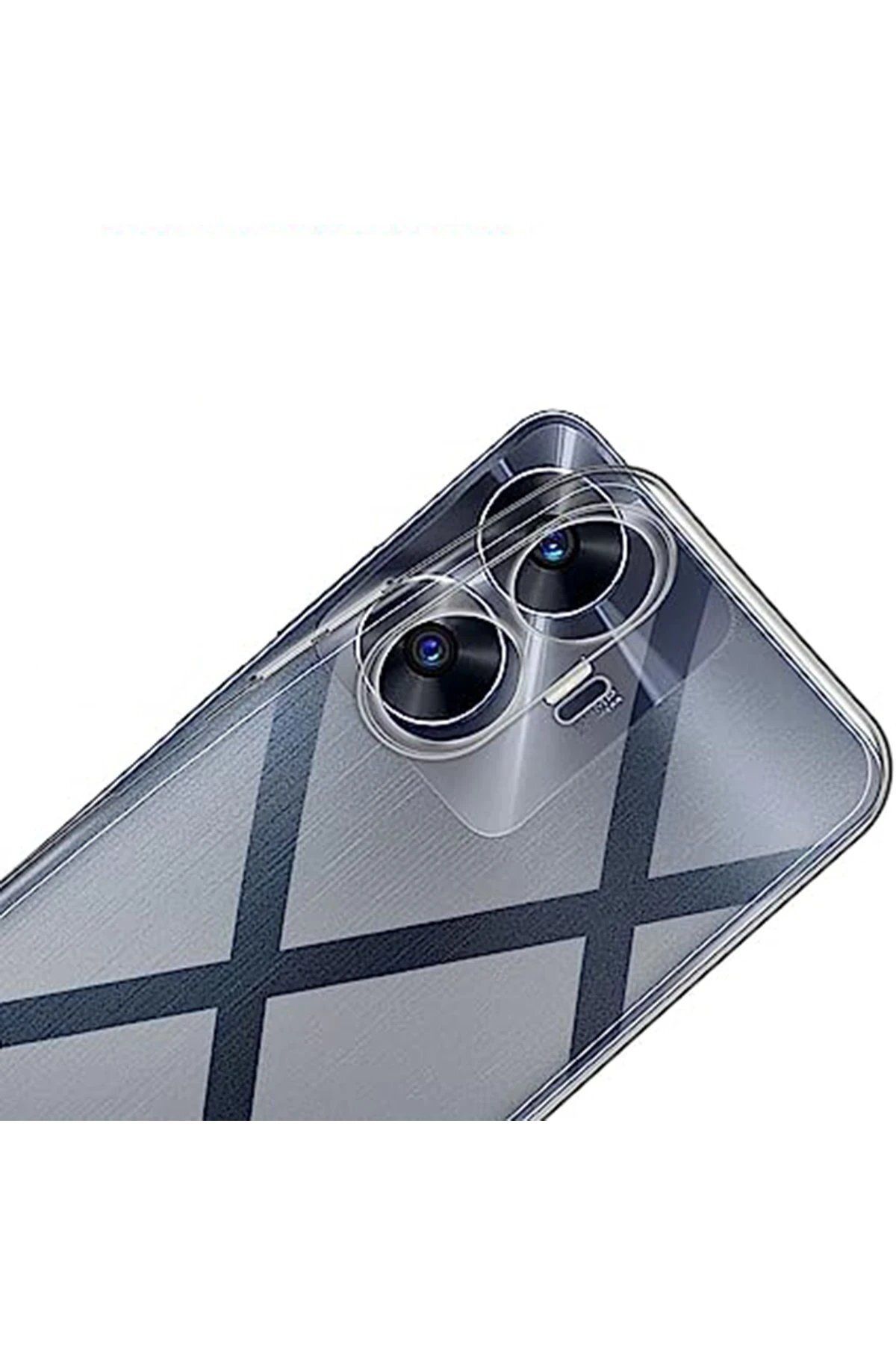 CepteToptan Newface Realme C55 Kılıf Lüx Şeffaf Silikon