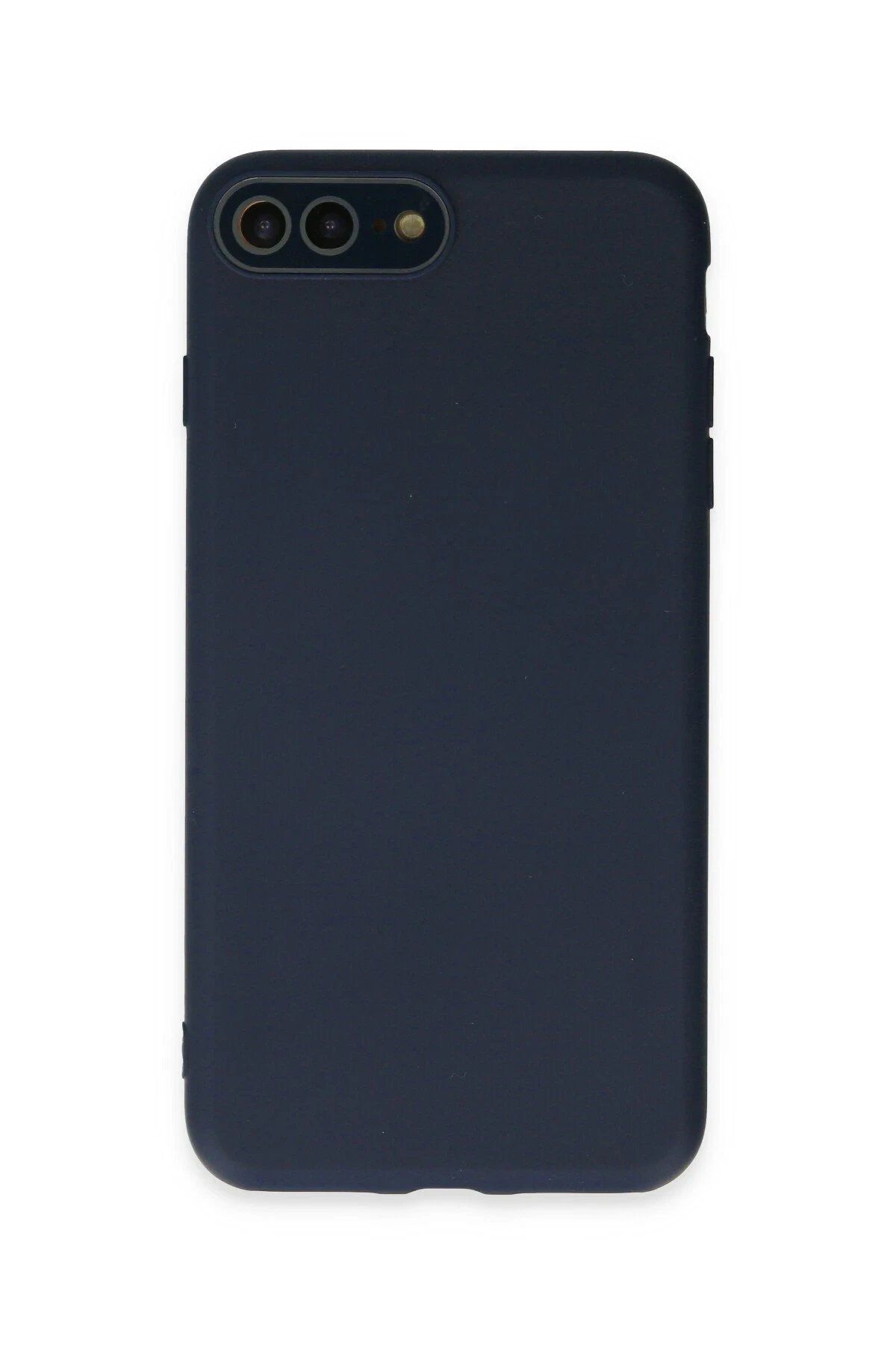 CepteToptan Newface iPhone 7 Plus Kılıf Lansman Glass Kapak - Lacivert