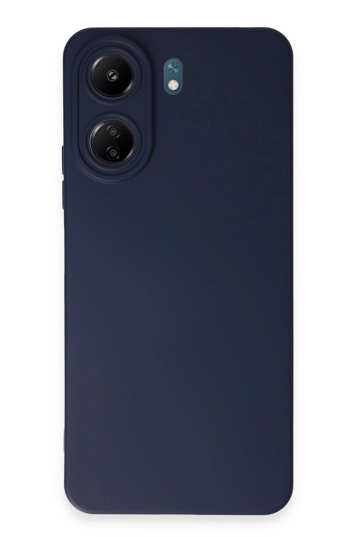 ENEFENDİ Newface Xiaomi Redmi 13C Kılıf Nano içi Kadife Silikon - Lacivert