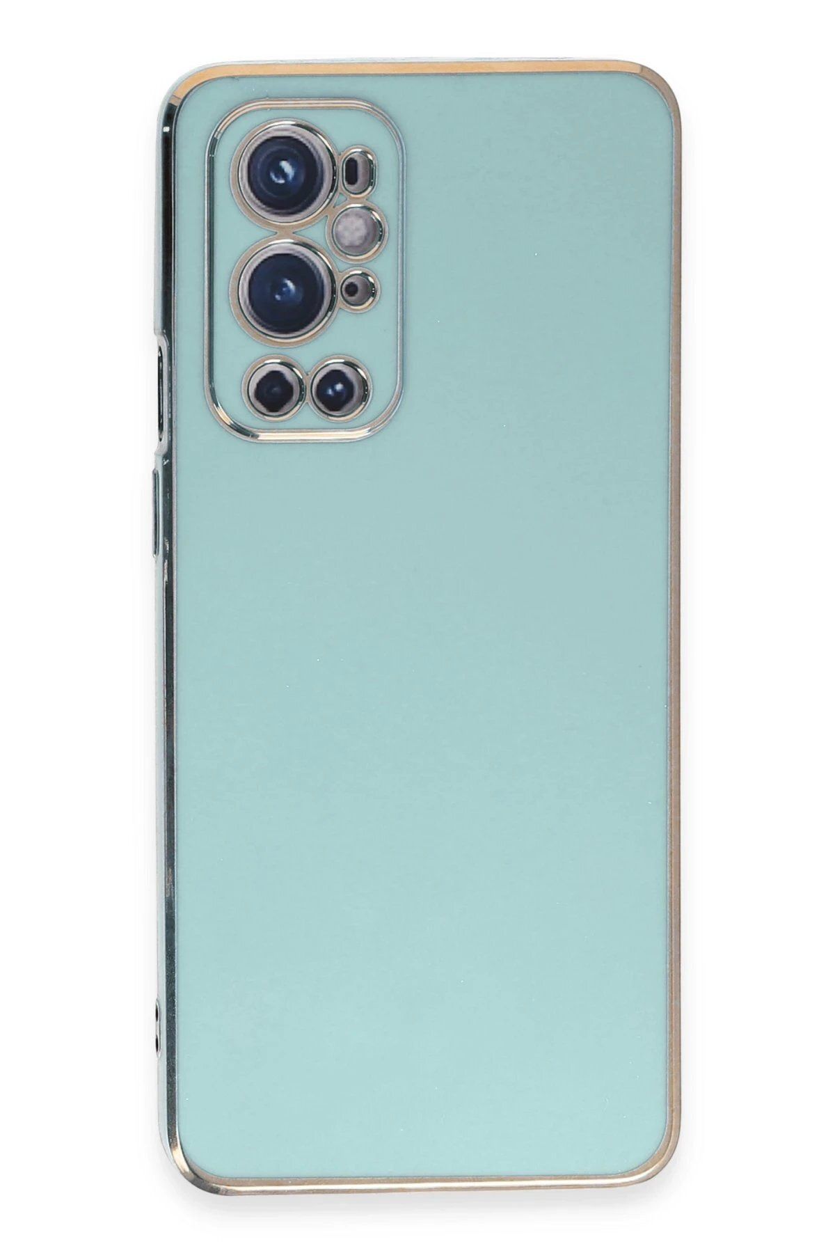 CepteToptan Newface One Plus 9 Pro Kılıf Volet Silikon - Açık Yeşil