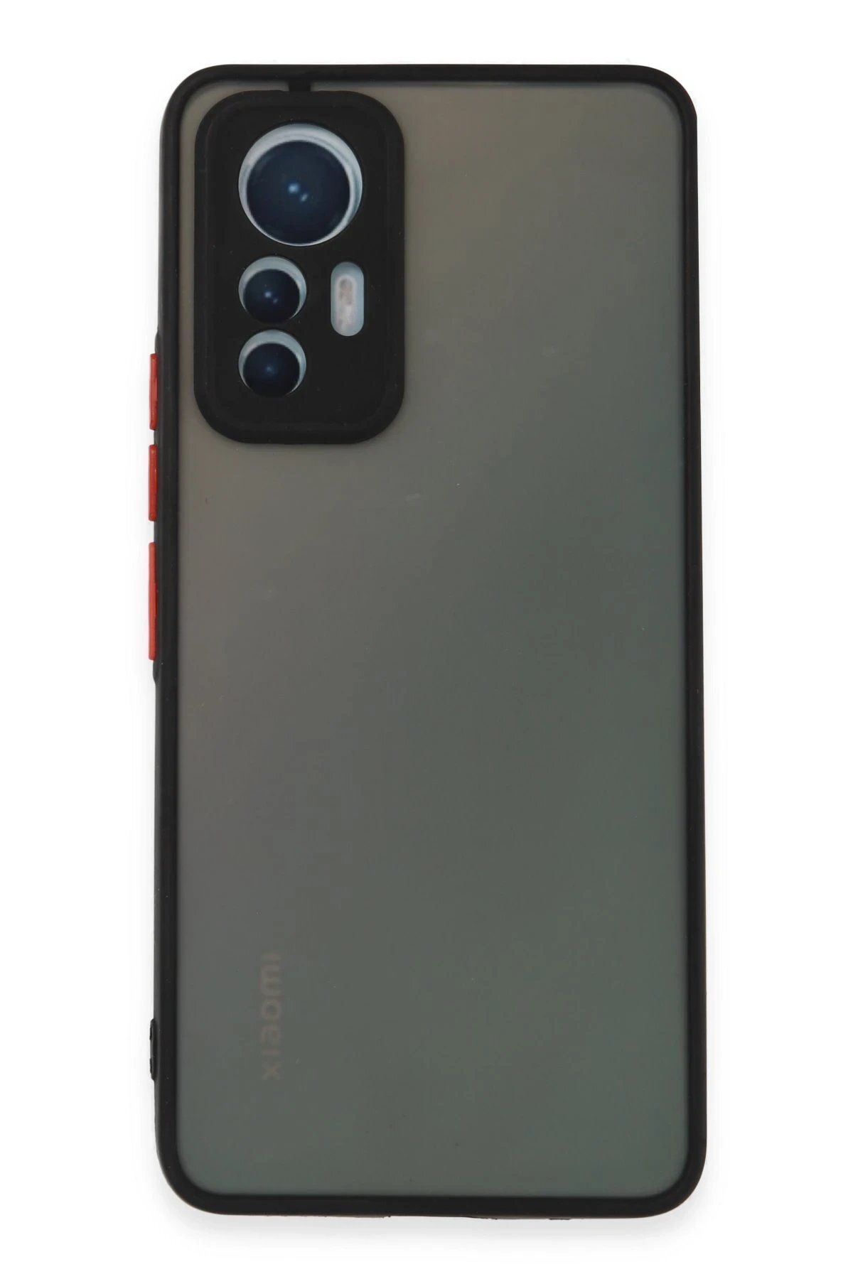 Toptan Bulurum Newface Xiaomi Mi 12 Lite Kılıf Montreal Silikon Kapak - Siyah