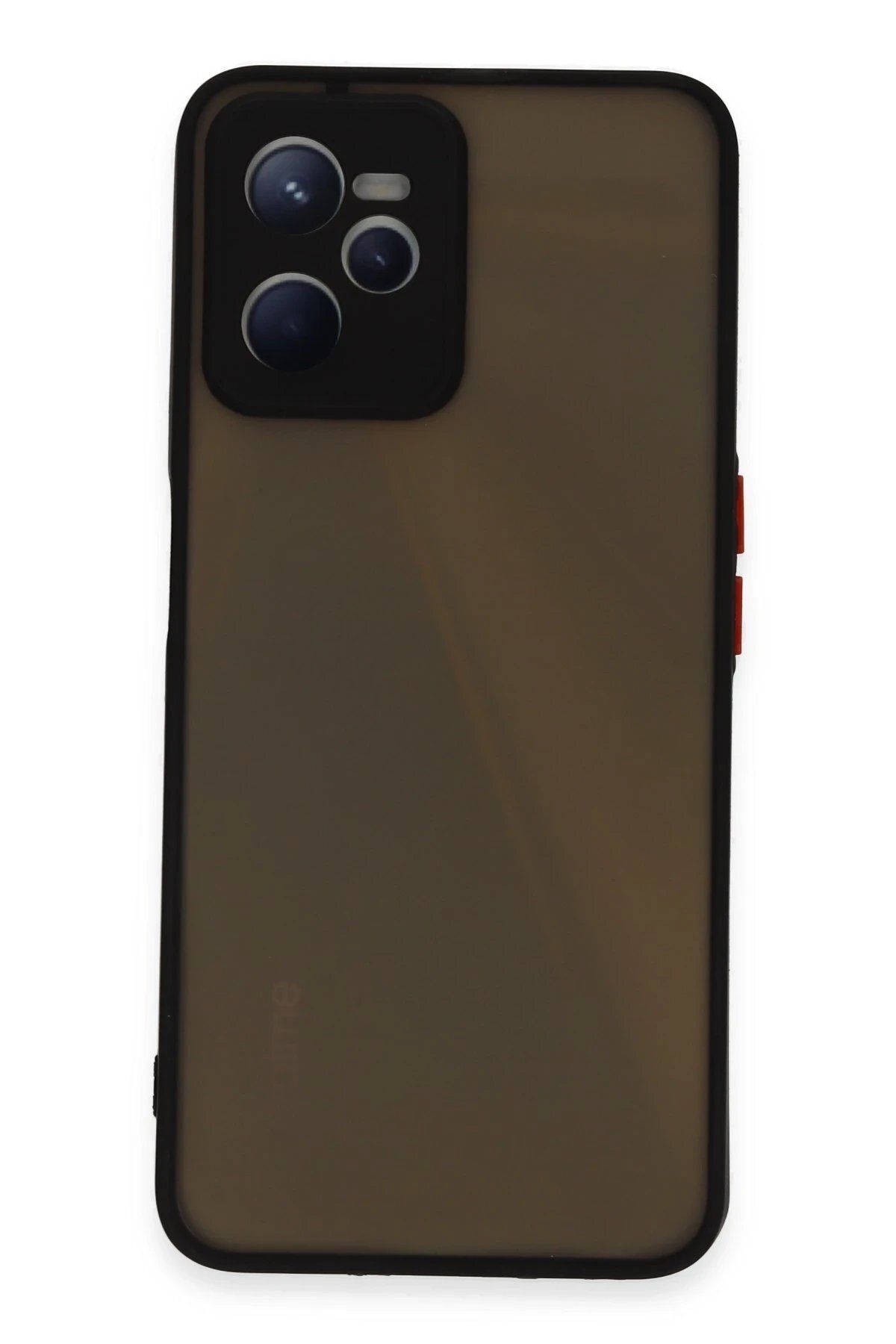 CepteToptan Newface Realme C35 Kılıf Montreal Silikon Kapak - Siyah