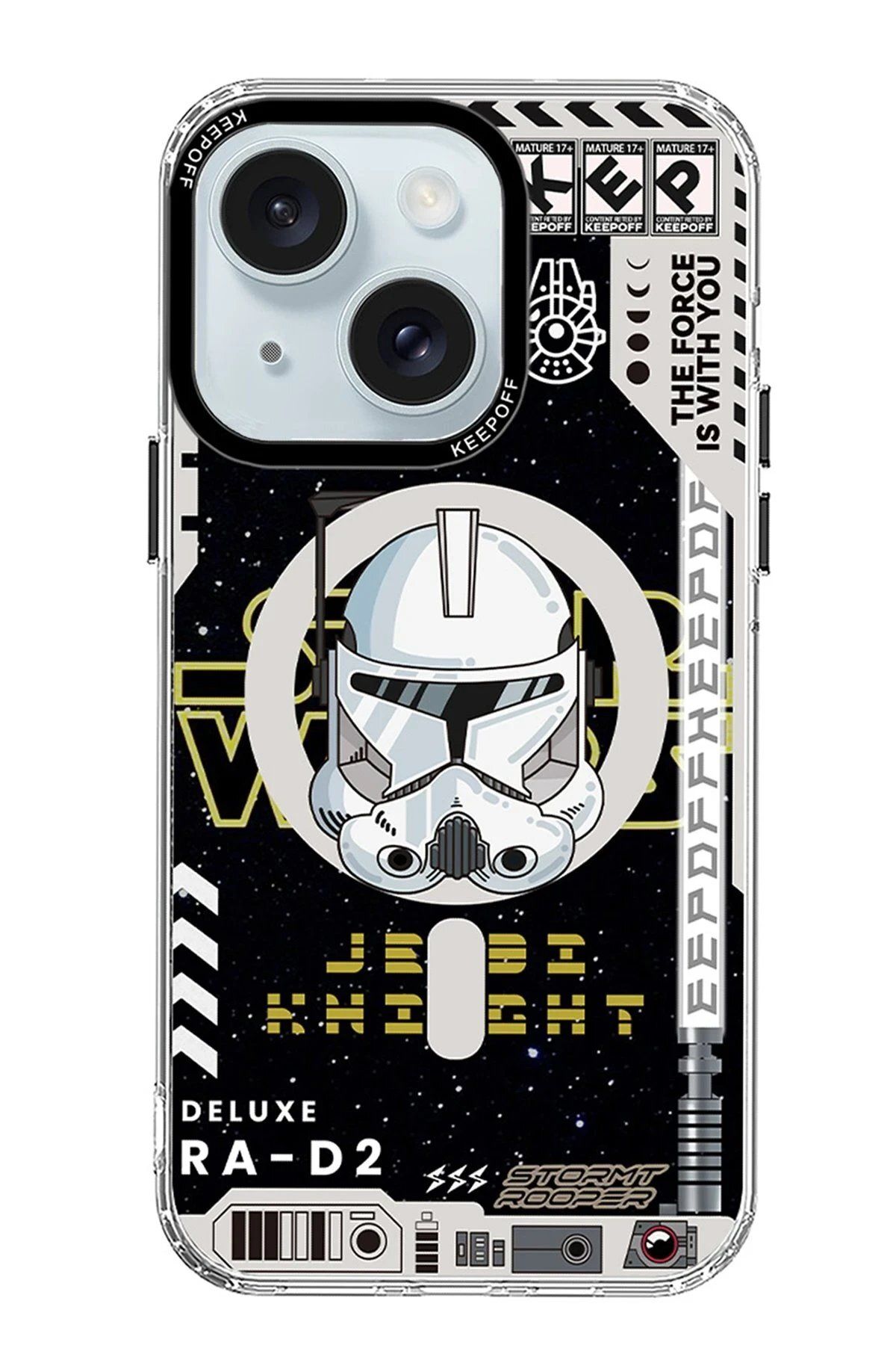 CepteToptan Keep Off iPhone 15 DNA Magsafe Kapak - Jedi Knight