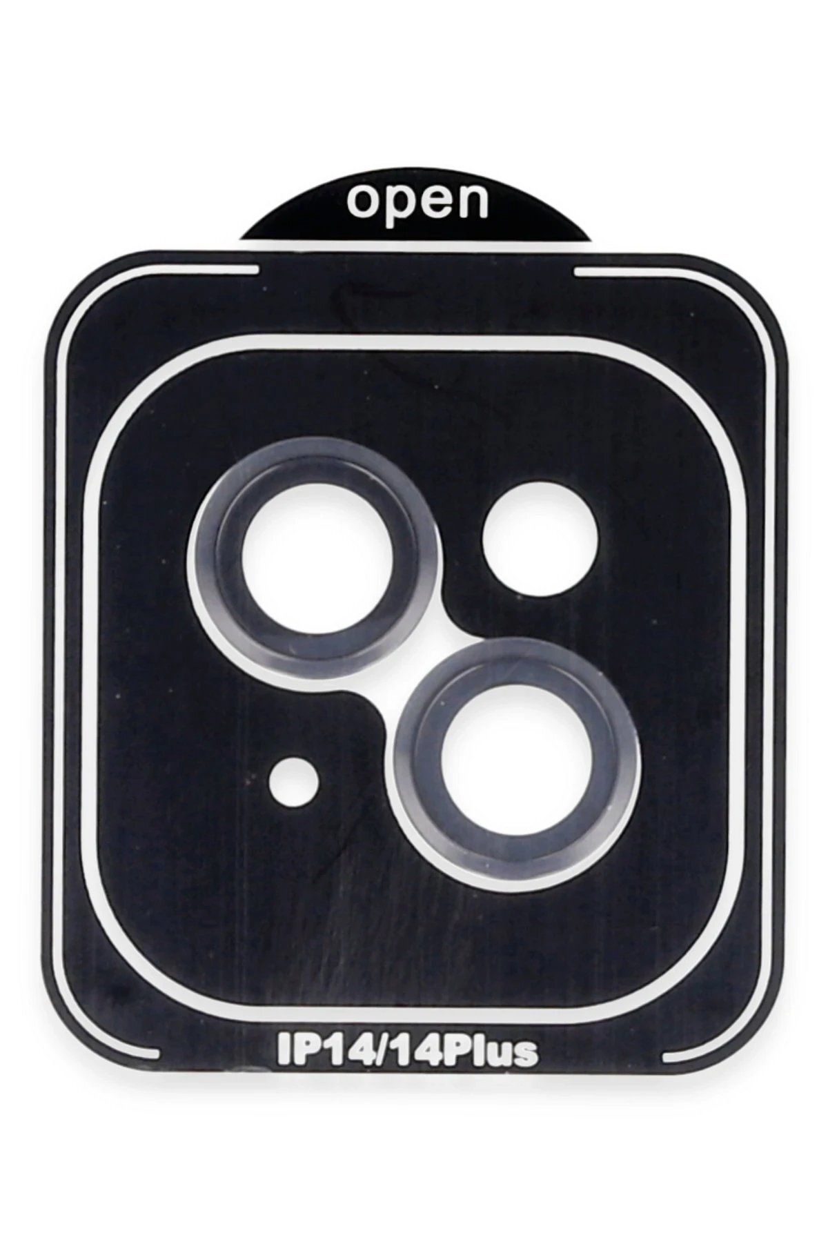 CepteToptan Joko iPhone 14 PVD Metal Kamera Lens - Siyah