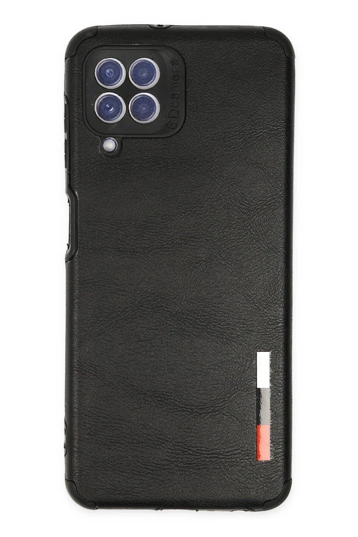 CepteToptan Newface Samsung Galaxy A22 Kılıf Loop Deri Silikon - Siyah